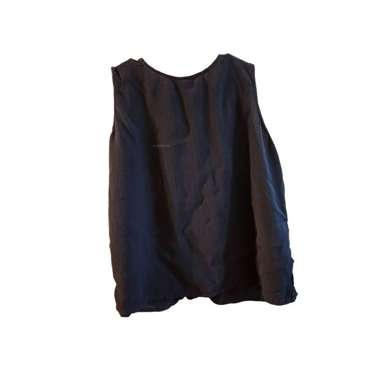 Avenue Avenue 18-20 blouse tank black top Size 3XL / US 20-22 - 5 Thumbnail