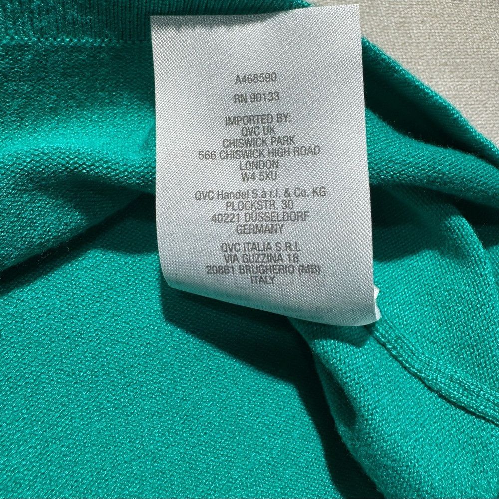 Other Belle by Kim Gravel Feather Knit Square Neck Sweater A46859 Size L / US 10 / IT 46 - 9 Thumbnail