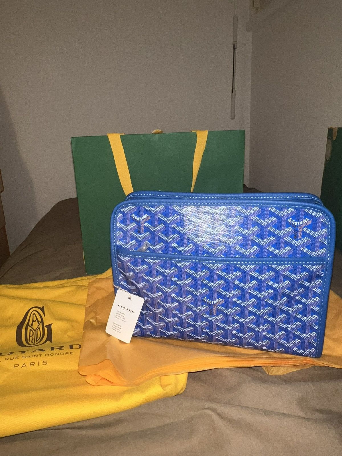 image of Goyard Jouvence Mm in Blue, Men's