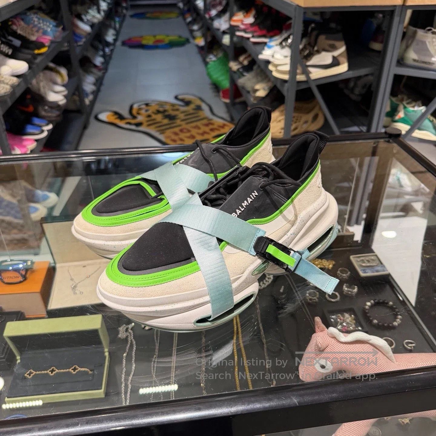 Balmain BALMAIN Unicorn White Green. Size US 11 / EU 44 - 1 Thumbnail