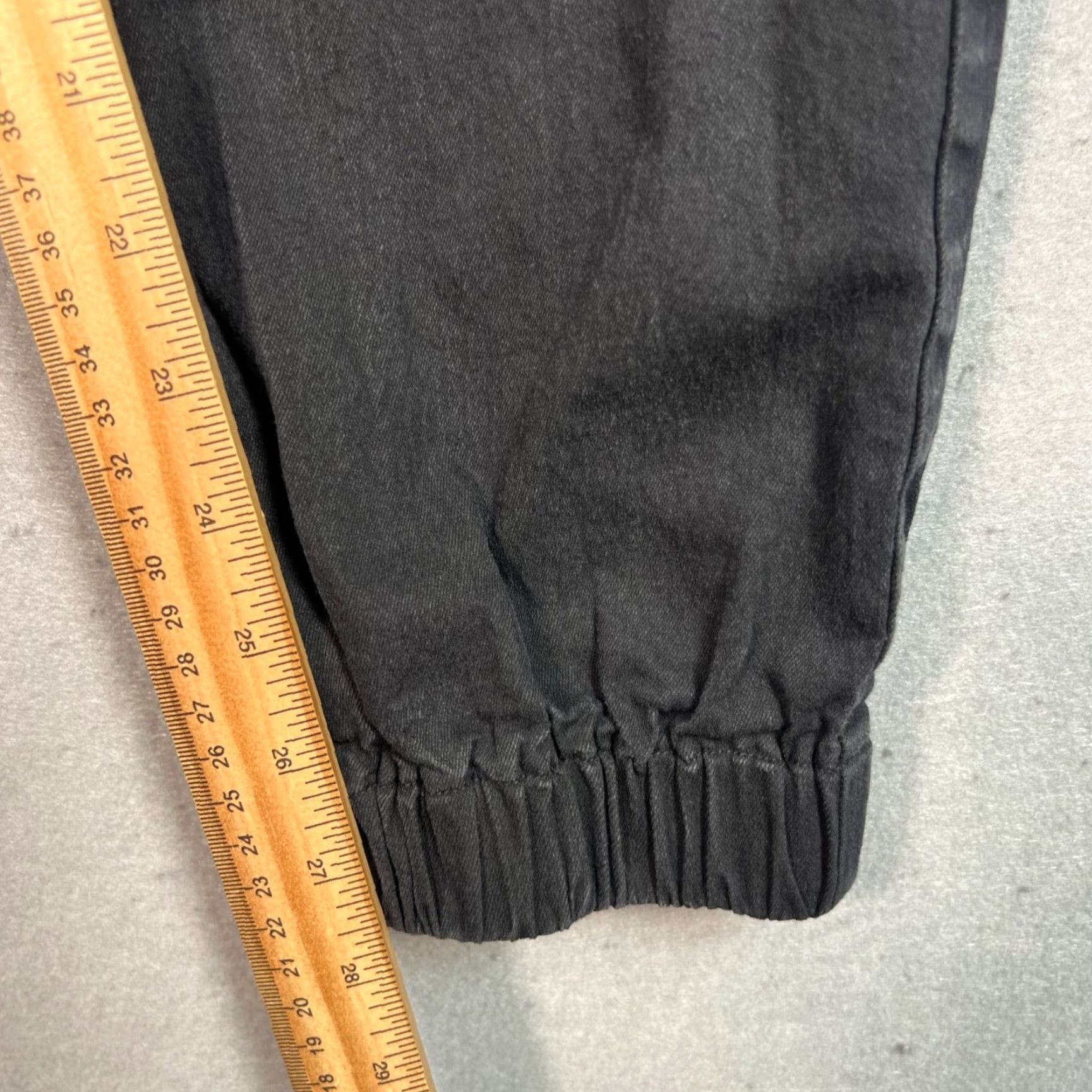 I.AM.GIA I.AM.GIA Womens Black Tapered Leg Elastic Waist Jogger Pants Size 24 Size 42" / US 20 - 6 Thumbnail