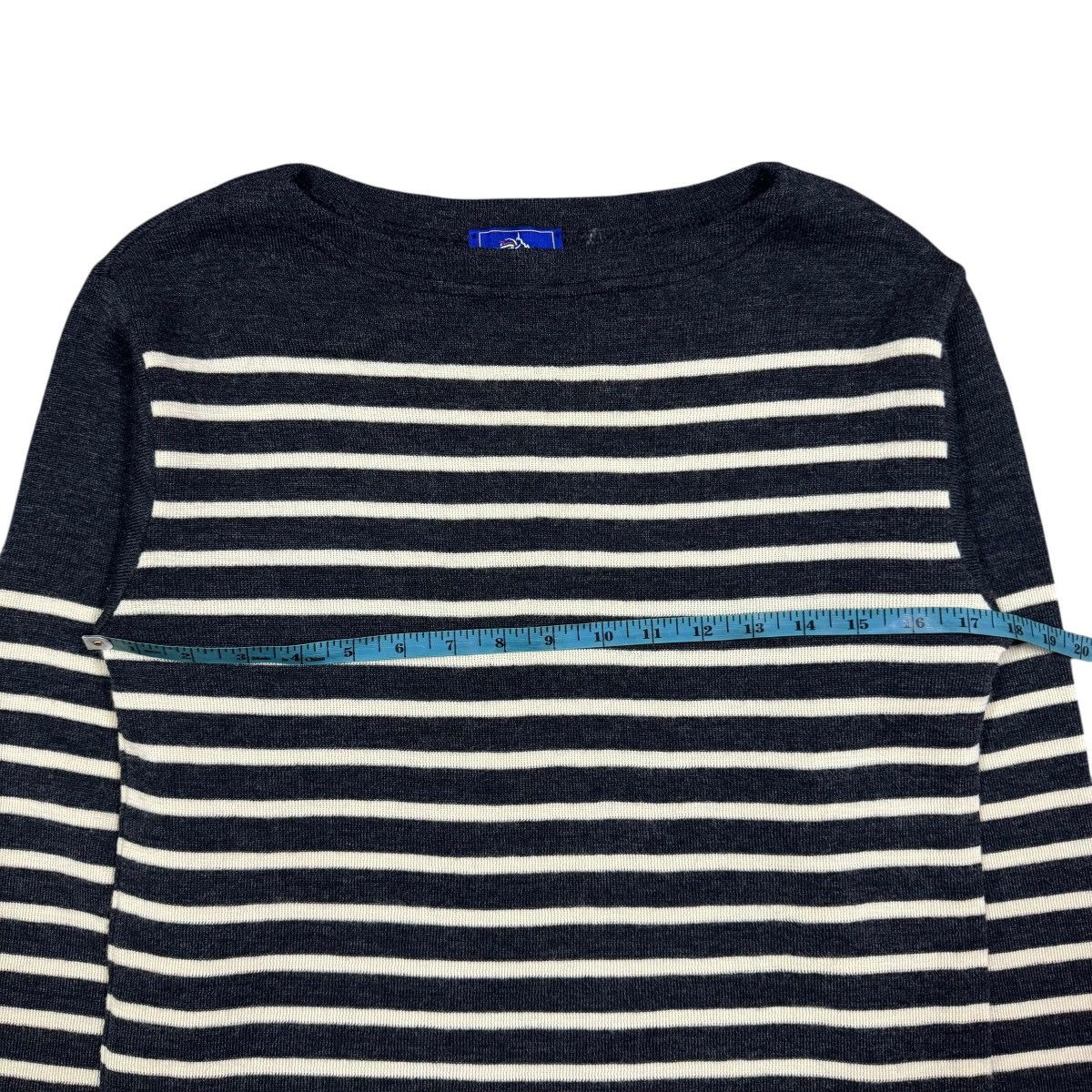 Saint James Vtg🔥Saint James Pure Wool Striped Jumper Made In France Size US M / EU 48-50 / 2 - 12 Thumbnail