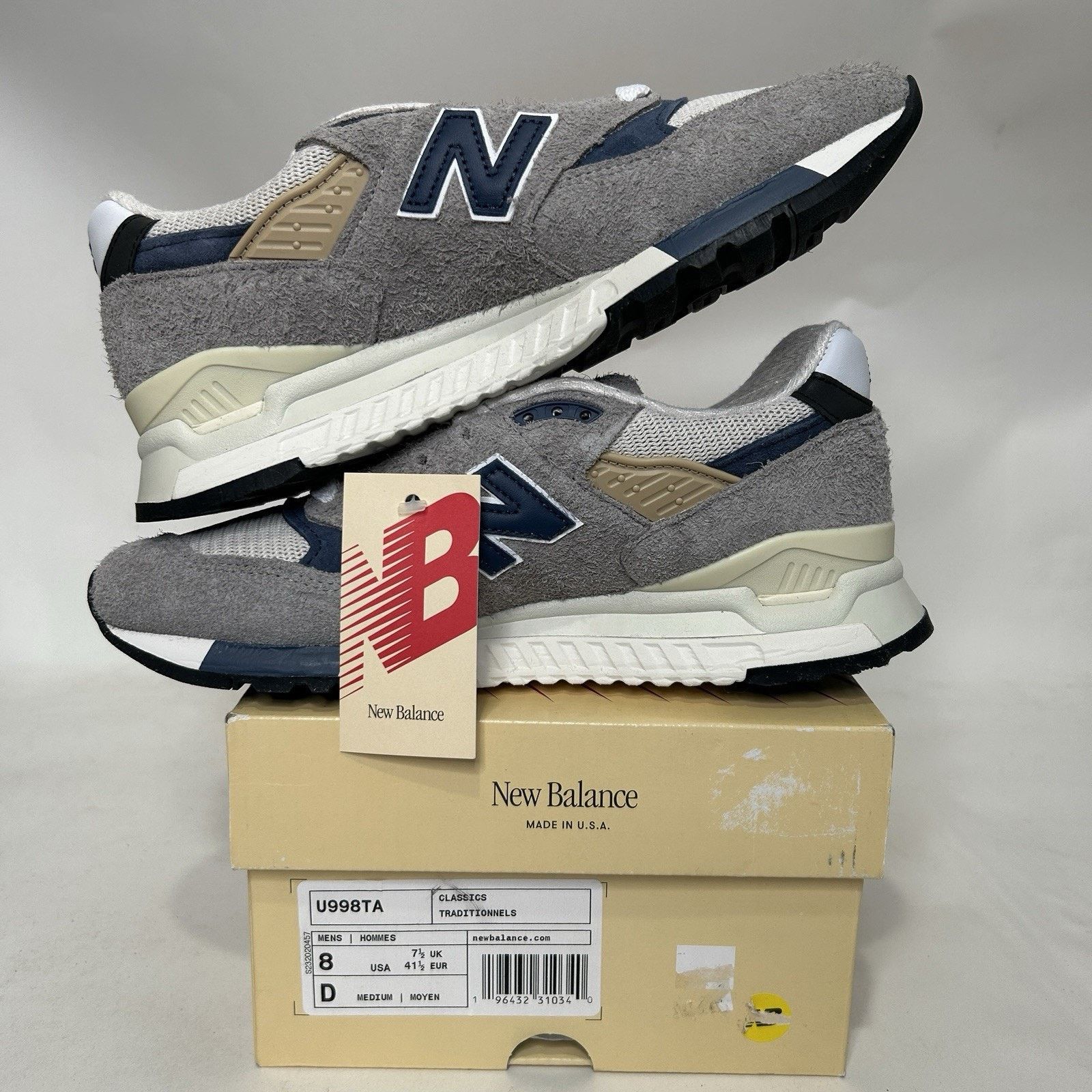 New Balance New Balance 998 Made In USA “Grey Day” 2023 Size US 8 / EU 41 - 3 Thumbnail