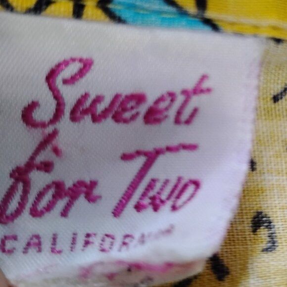 Other Vintage 80s Sweet For Two Abstract Geometric Button Shirt Size M / US 6-8 / IT 42-44 - 4 Thumbnail