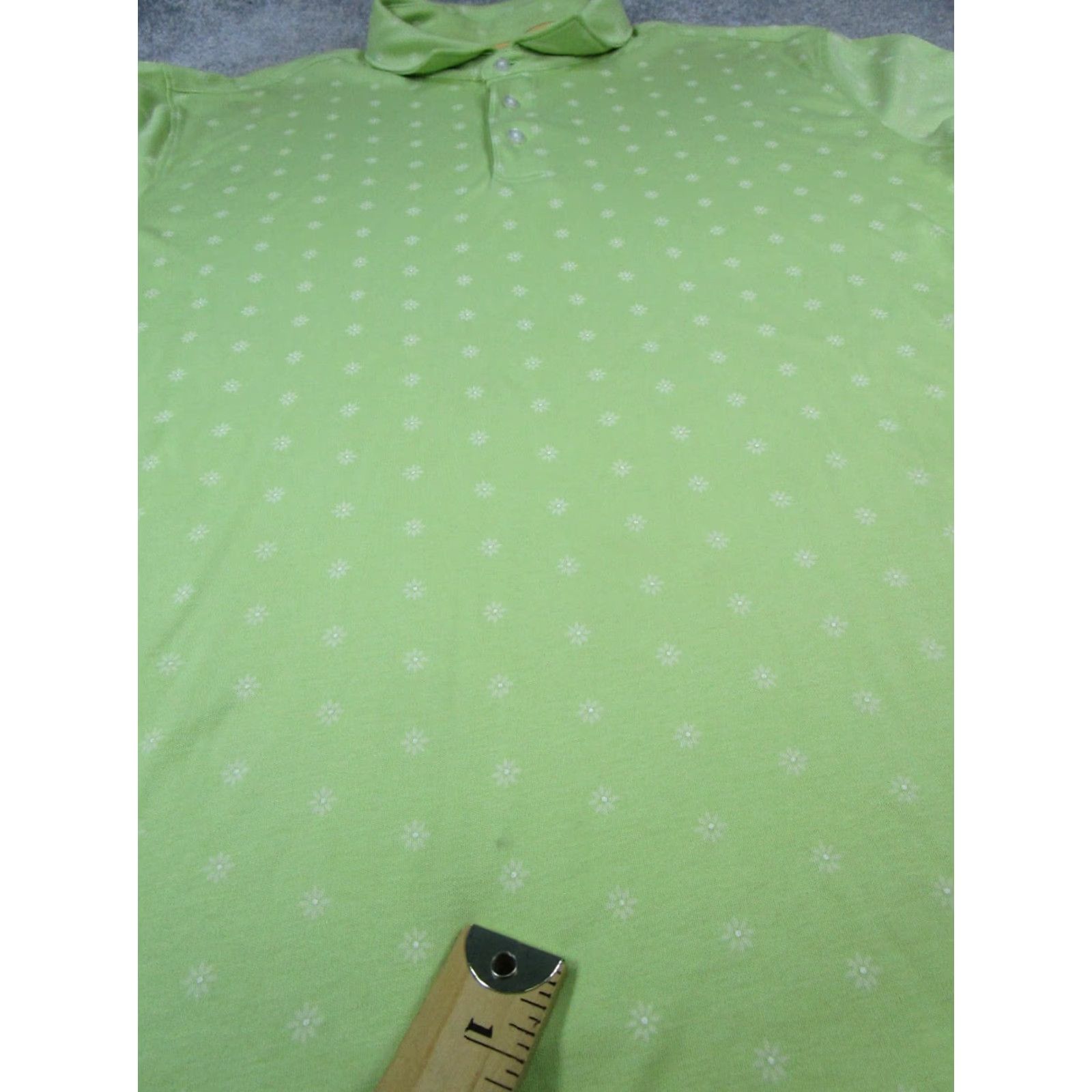 UNTUCKit UNTUCKit Polo Shirt Mens L Green White Golf Polo Shirt Mens L Green White Golf Size US L / EU 52-54 / 3 - 6 Thumbnail