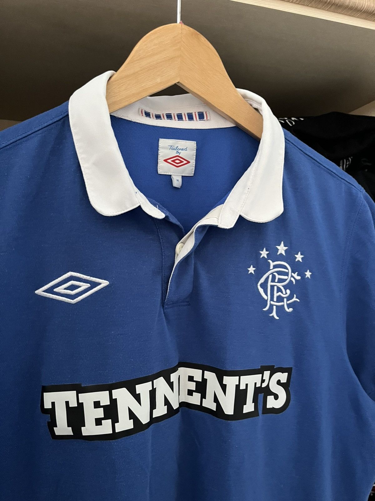 Umbro Vintage Umbro Glasgow Rangers 2010 2011 Home Jersey Tee Size US M / EU 48-50 / 2 - 2 Thumbnail