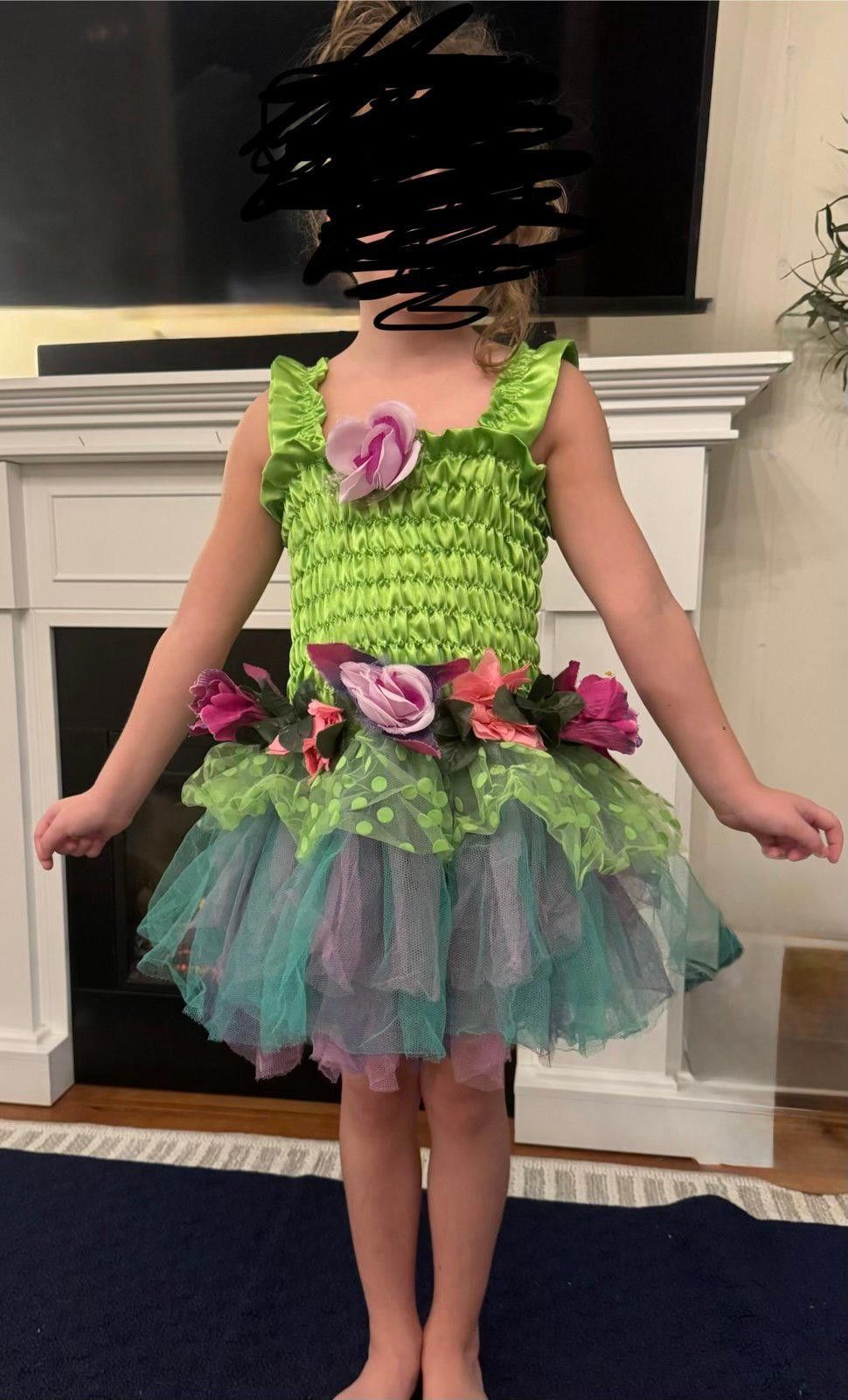Other Garden fairy dress, size 5-6 Size ONE SIZE - 1 Thumbnail