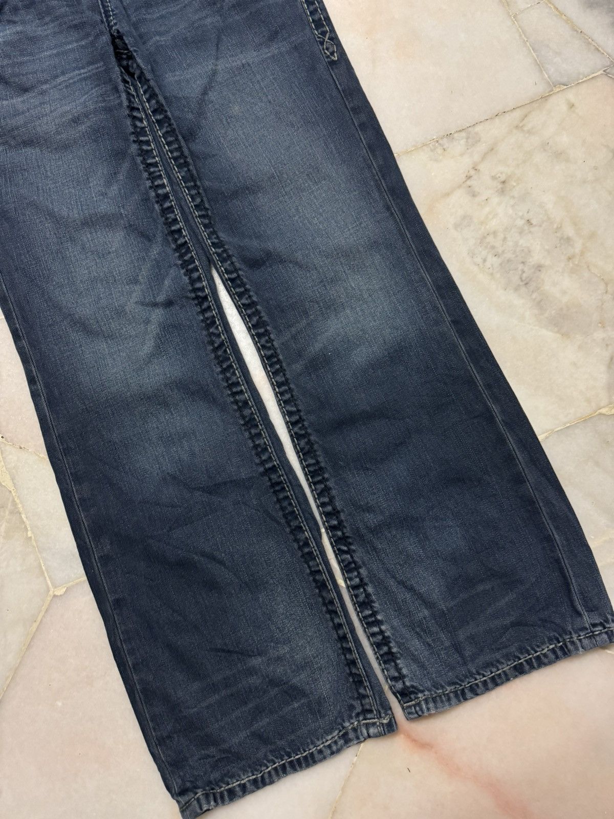Vintage 💥BOOTCUT💥ROCK REVIVAL REMY SLIM BOOT STONED WASHED Size US 31 - 6 Thumbnail