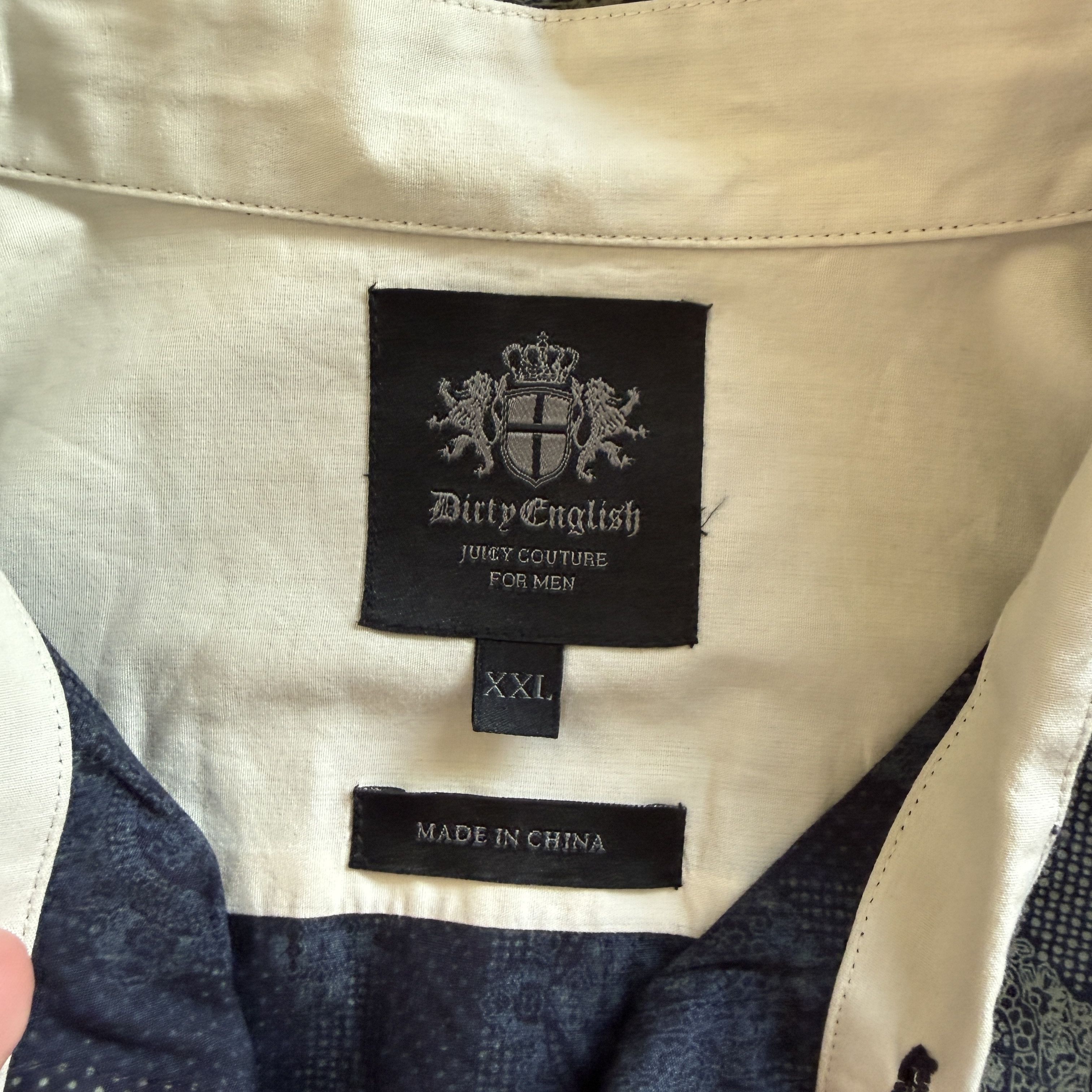 Other Dirty English by Juicy Couture Men's Y2K Button Down Size US XXL / EU 58 / 5 - 5 Thumbnail