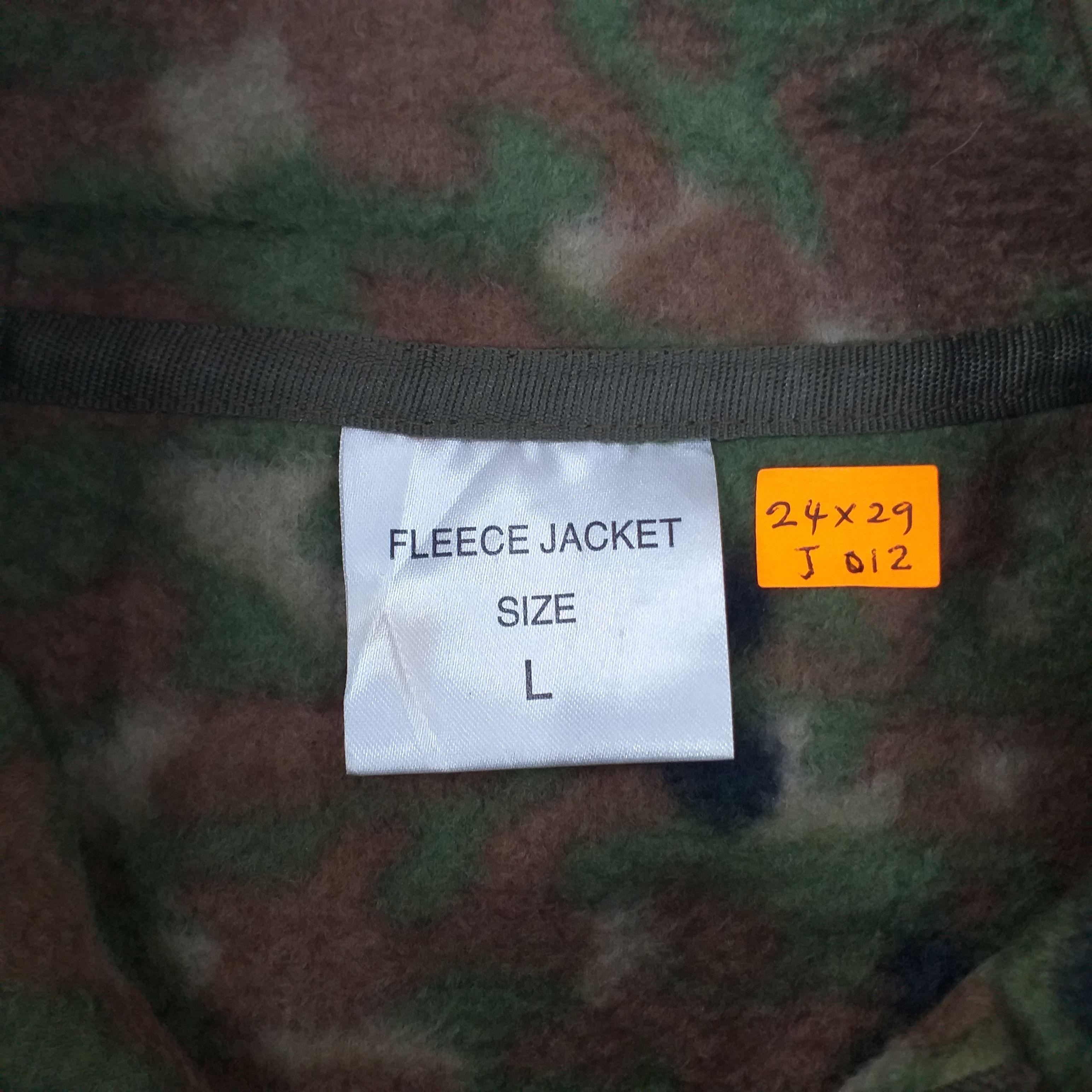 Japanese Brand Camo Fleece Jacket -J012 Size US L / EU 52-54 / 3 - 5 Thumbnail