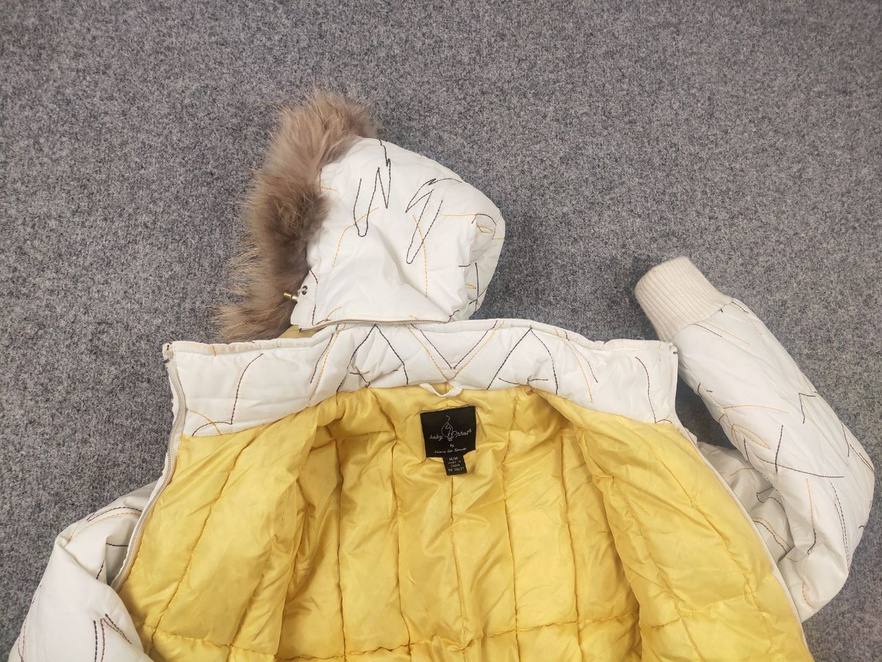 If Six Was Nine Rare Vintage Y2K Baby Phat Fur Jacket Ribbed LGB Grunge Size M / US 6-8 / IT 42-44 - 15 Thumbnail