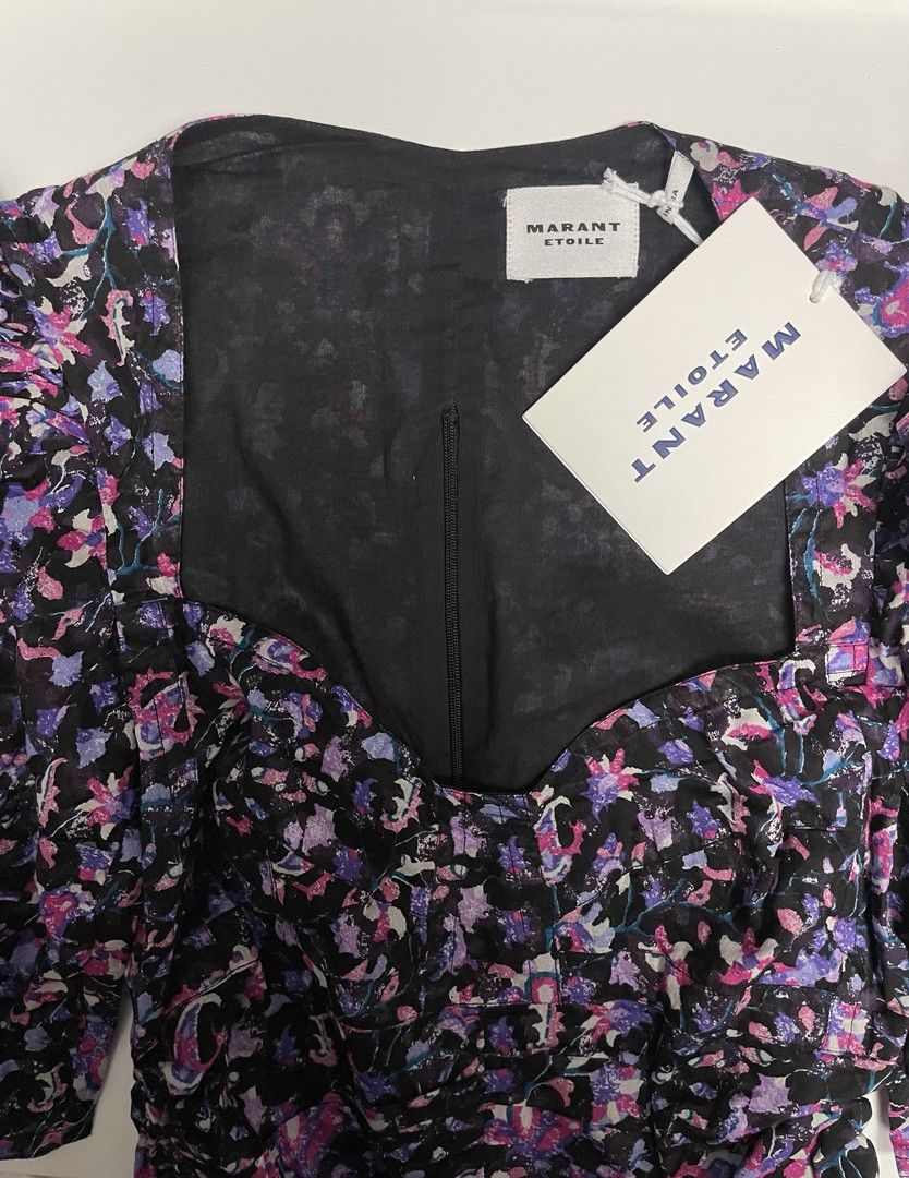 Isabel Marant Etoile ISABEL MARANT ETOILE Galaror Puff-Sleeve Top Size XS / US 0-2 / IT 36-38 - 3 Thumbnail