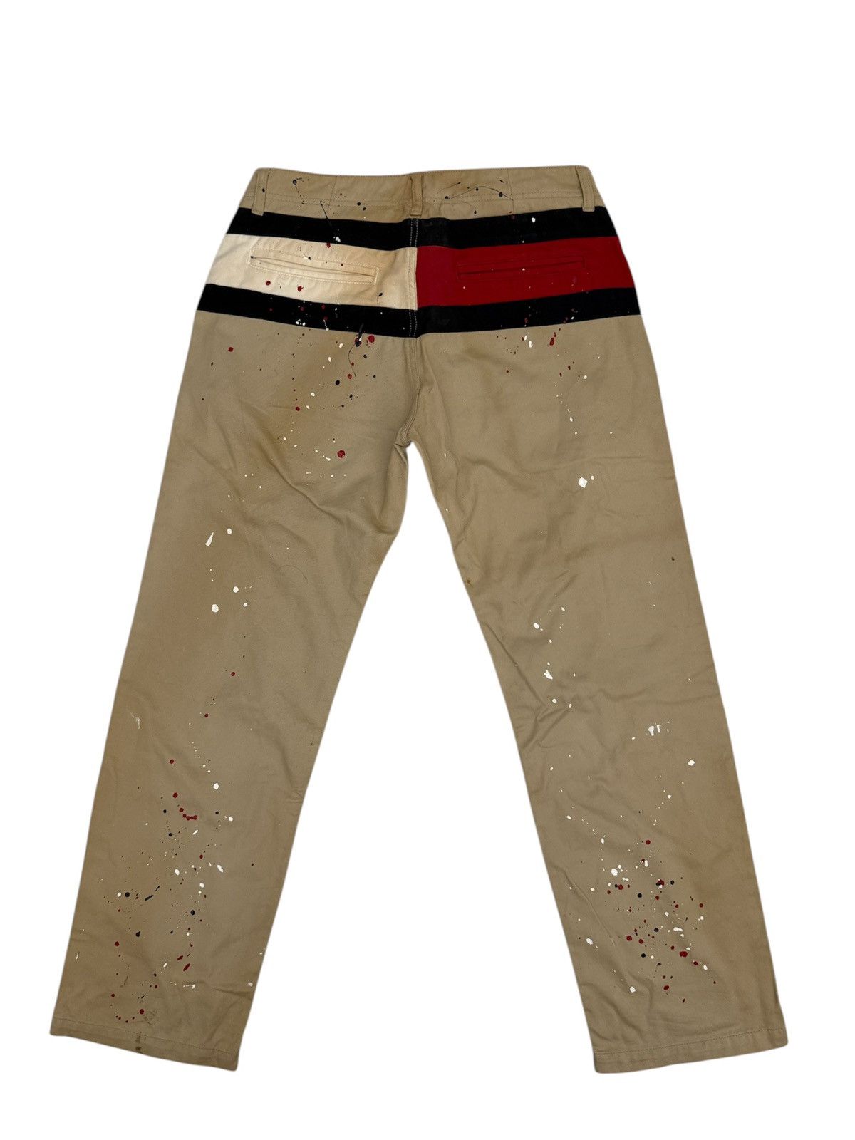 Tommy Hilfiger “Dress Smart, Waste Less” Tommy Utility Paint Splatter Style Size US 33 - 7 Thumbnail