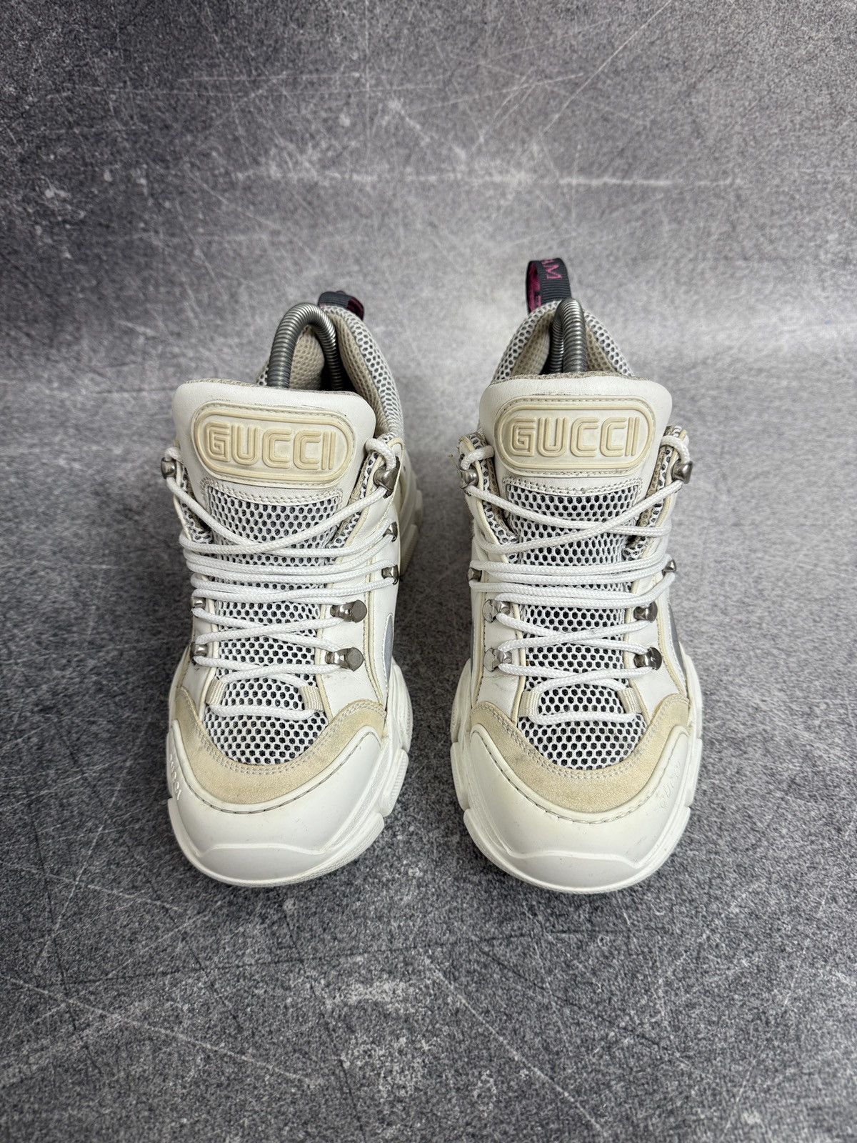 Gucci Gucci Flashtrek Women’s Sneakers ‘White’ Size 38 Size US 7 / IT 37 - 3 Thumbnail