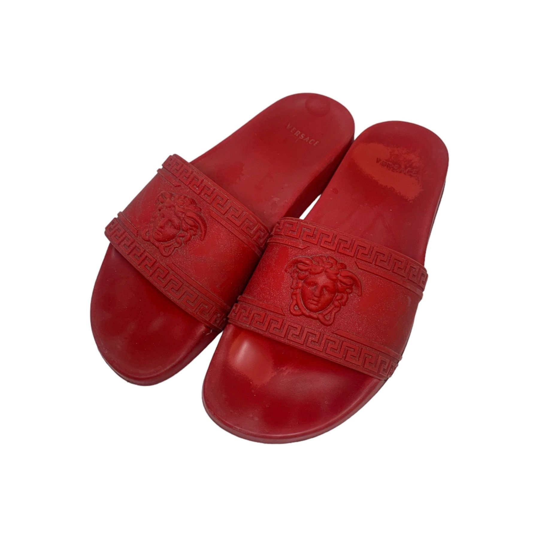 Red Versace Slides http:// main image 2