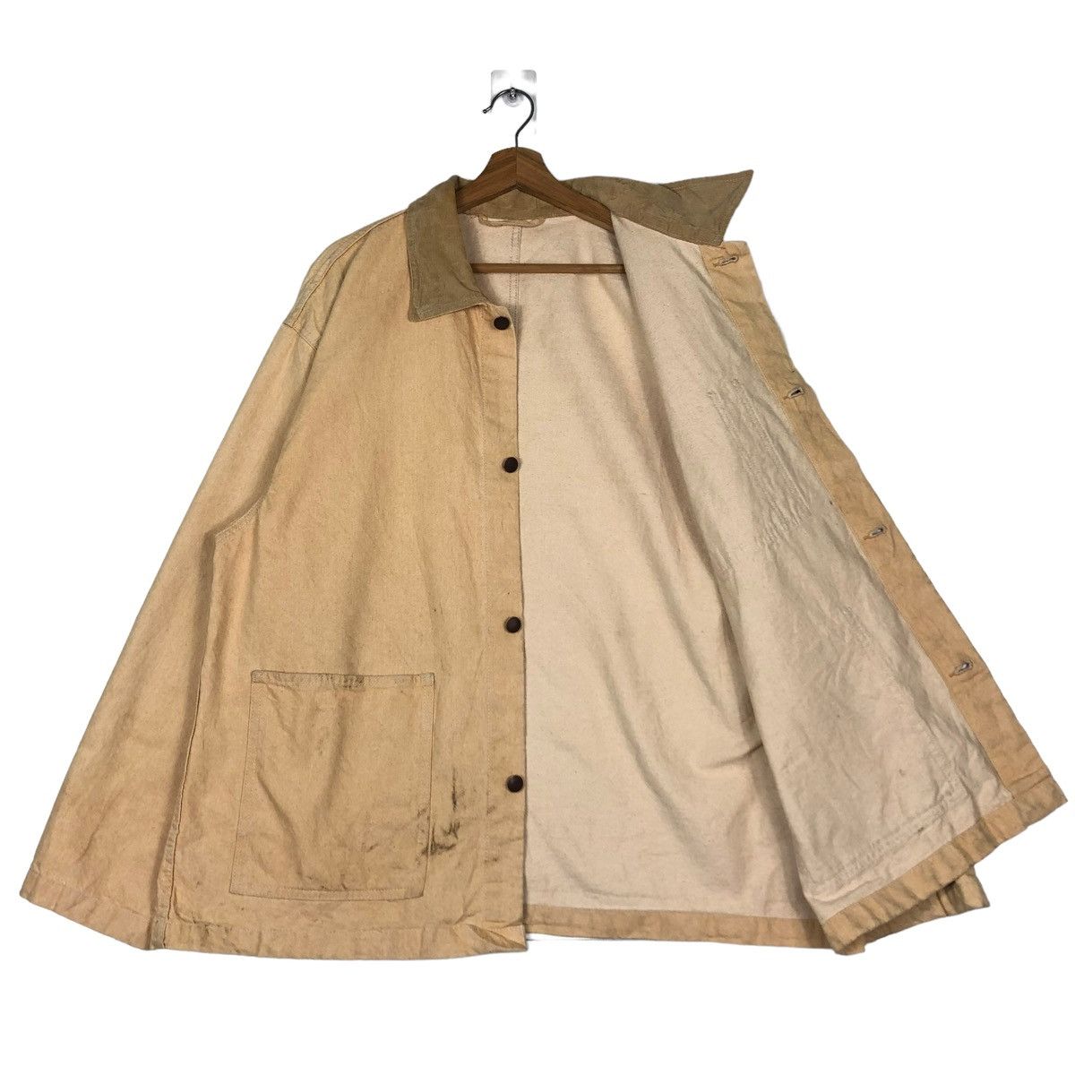 Japanese Brand 🔥Vintage Worker Chore Jacket GU Japan Issey Miyake Size US XL / EU 56 / 4 - 11 Thumbnail