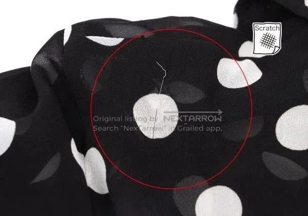 Comme des Garcons COMME des GARCONS Polka Dot Shirt Top. Size US S / EU 44-46 / 1 - 8 Thumbnail