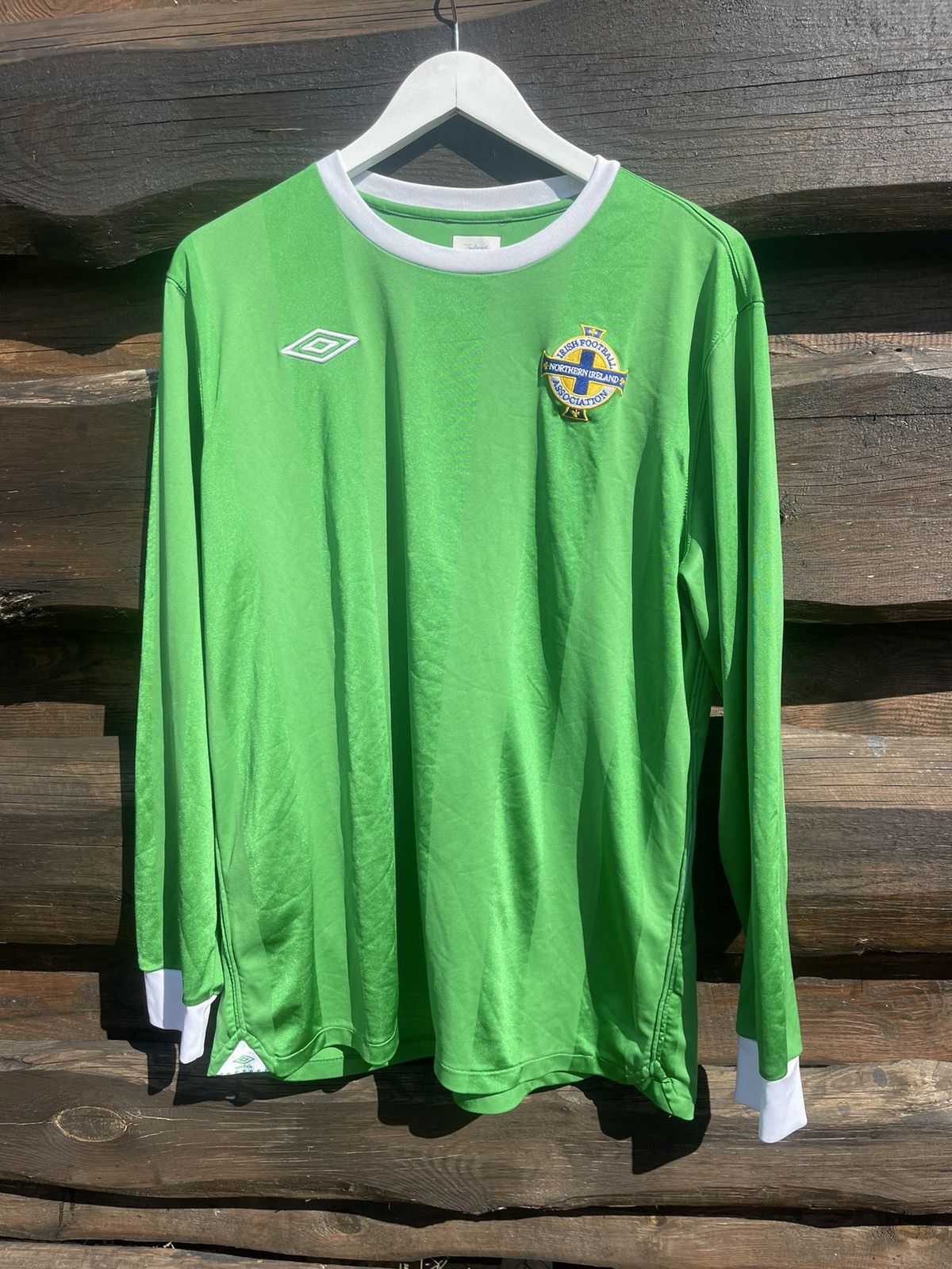 Vintage Umbro Northern Ireland Vintage longsleeve soccer jersey Grailed