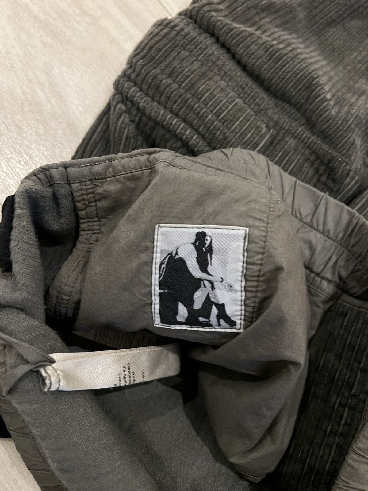 Rick Owens × Rick Owens Drkshdw Rick Owens Cargo Bela Size US 34 / EU 50 - 4 Thumbnail
