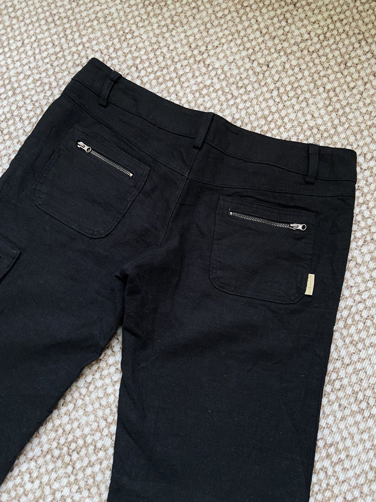 If Six Was Nine × Japanese Brand × Le Grande Bleu (L.G.B.) G.O.A GOA Flared Cargo Drawstring Pants Size 31" - 5 Thumbnail