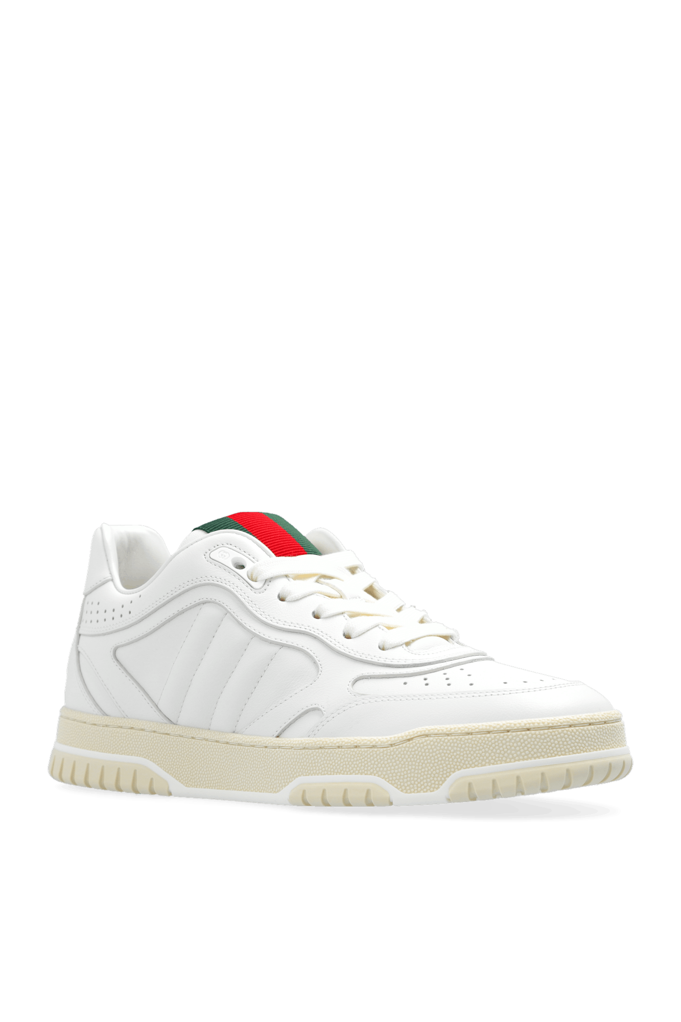 Gucci oc11z526 Women's Gucci Re-Web Sneakers in White Size US 5.5 / IT 35.5 - 4 Thumbnail