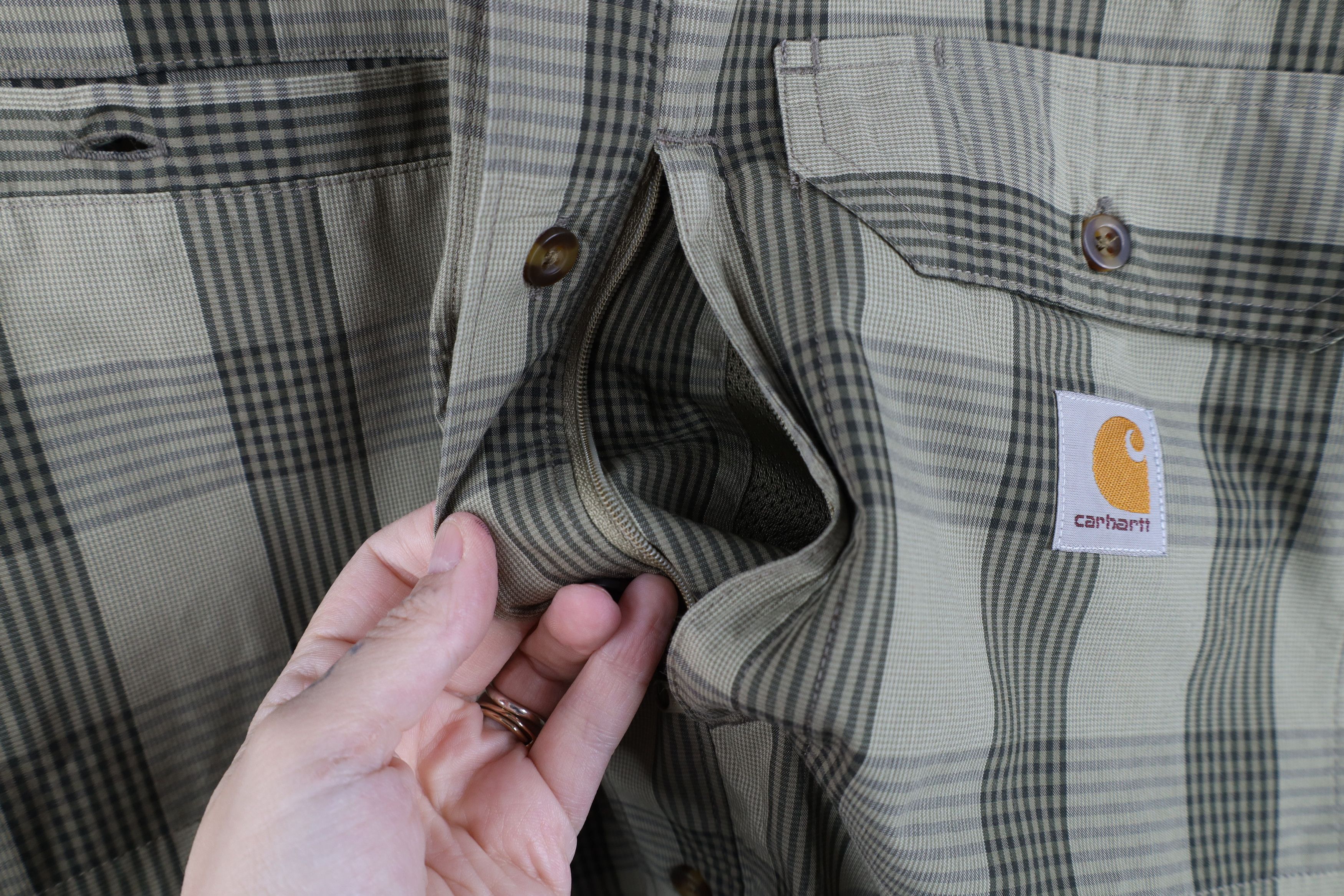 Carhartt Carhartt Force Fit Short Sleeve Collared Button Down Shirt Size US L / EU 52-54 / 3 - 7 Thumbnail