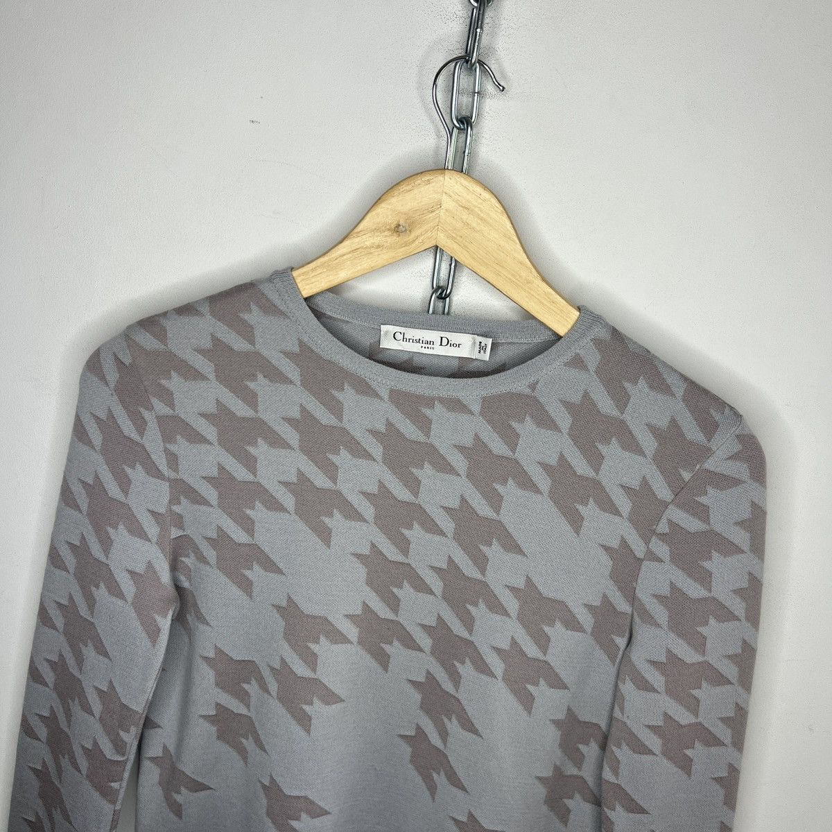 Dior Christian Dior Paris Jumper Sweater Knit Wool Gray Size S / US 4 / IT 40 - 4 Thumbnail