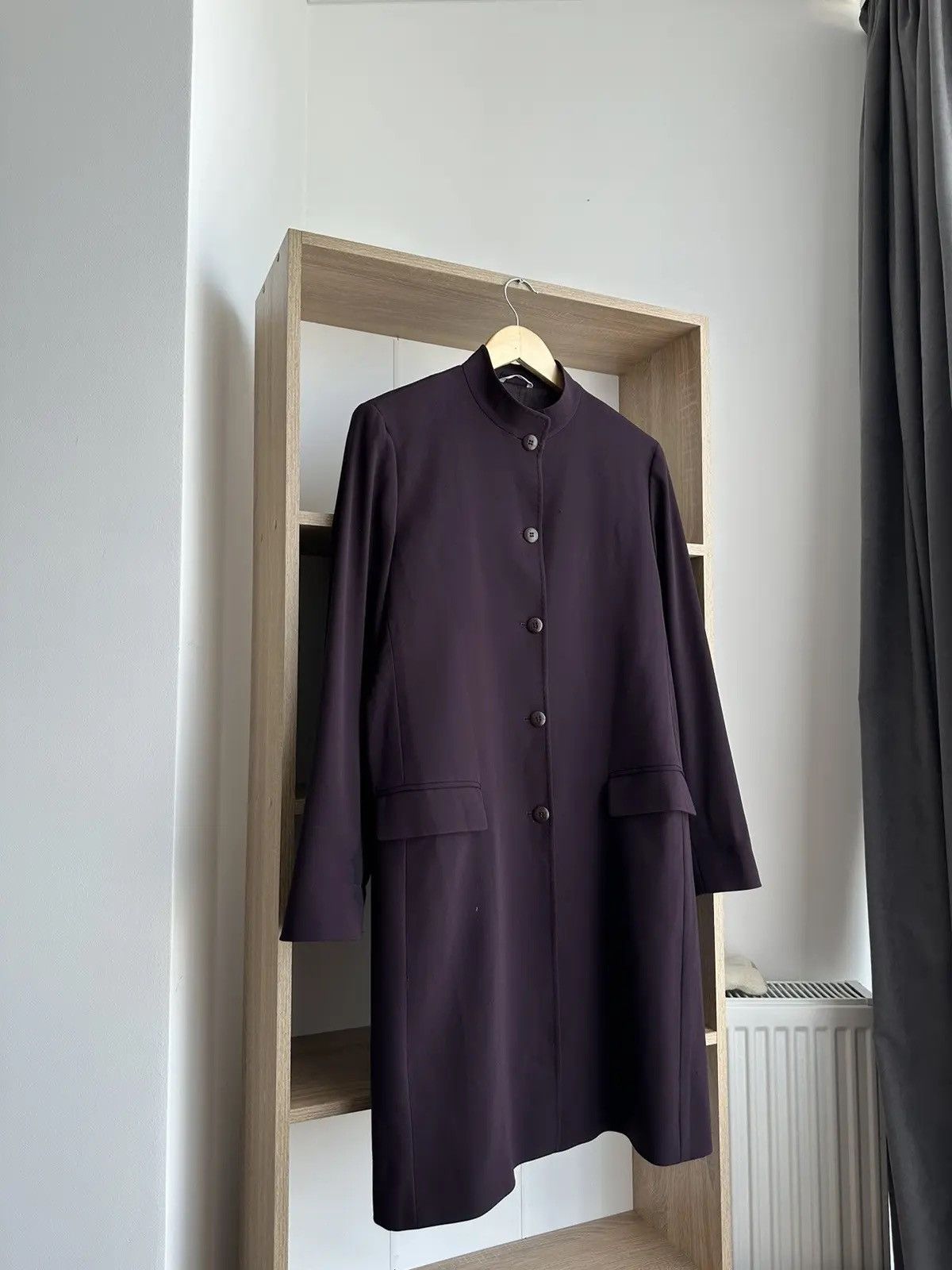 Max Mara × Vintage Vintage Max Mara Coat Violet Light Size 42 Size M / US 6-8 / IT 42-44 - 3 Thumbnail