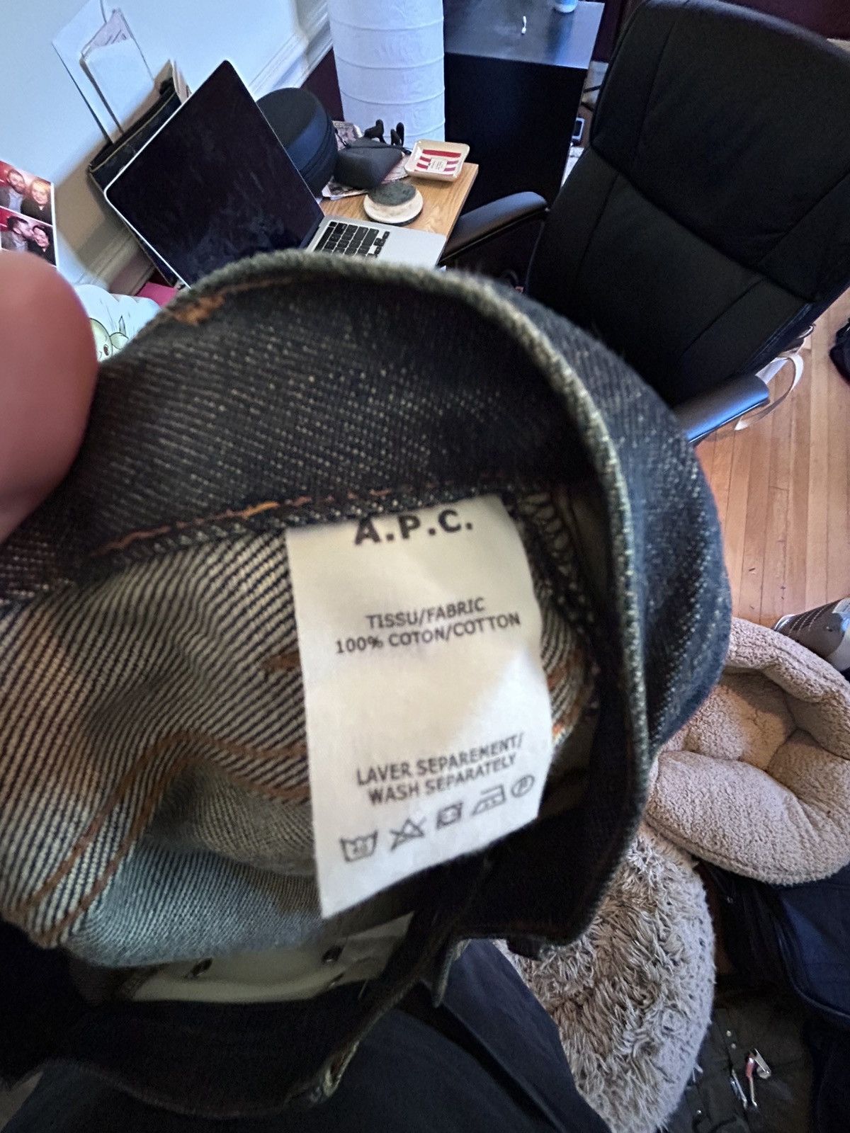 A.P.C. A.P.C. Petit New Standard Selvedge Denim Jeans Well Worn In Size US 28 / EU 44 - 6 Thumbnail