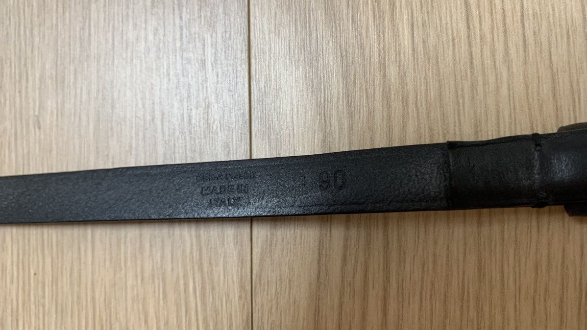 Marc Jacobs Marc Jacobs Black Skinny Belt Rare Size 30 - 3 Thumbnail