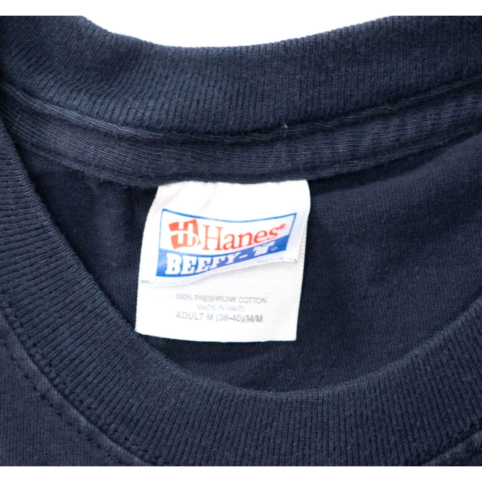 Hanes VINTAGE Hanes Beefy-T T-Shirt Men's Blue 2000s 2004 Empire State Trading Barons Funds Art Sports USA Logo Crew Neck Short Sleeve M Size US M / EU 48-50 / 2 - 3 Thumbnail