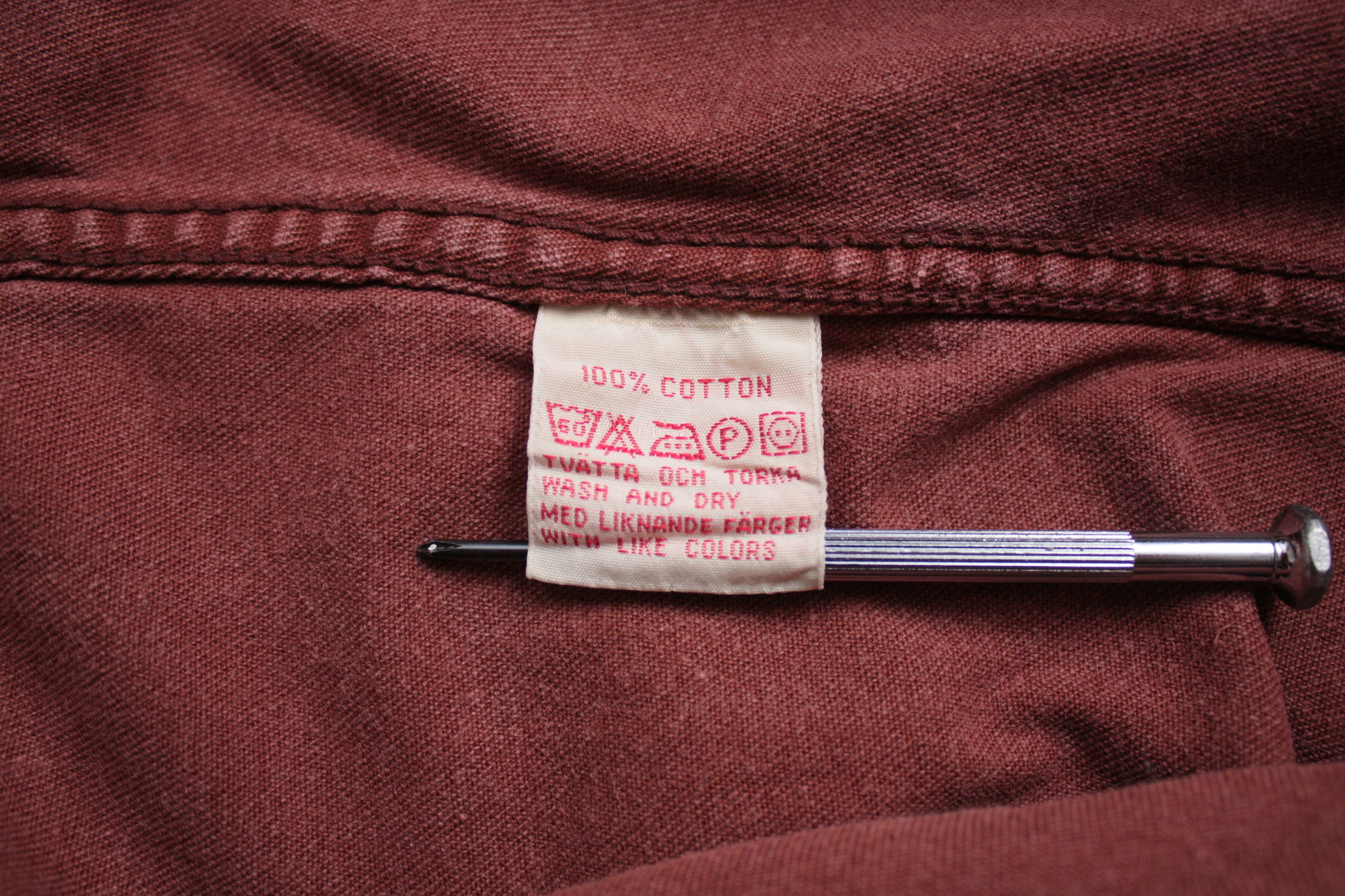 Levi's Levi's Vintage Brick Orange L/S Shirt Size US L / EU 52-54 / 3 - 8 Thumbnail