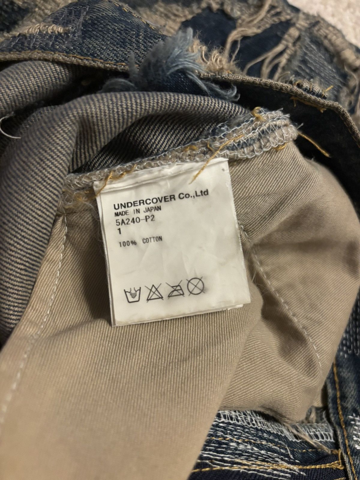 Undercover Undercover 85s Arts and Crafts AW05 Denim Size US 30 / EU 46 - 5 Thumbnail