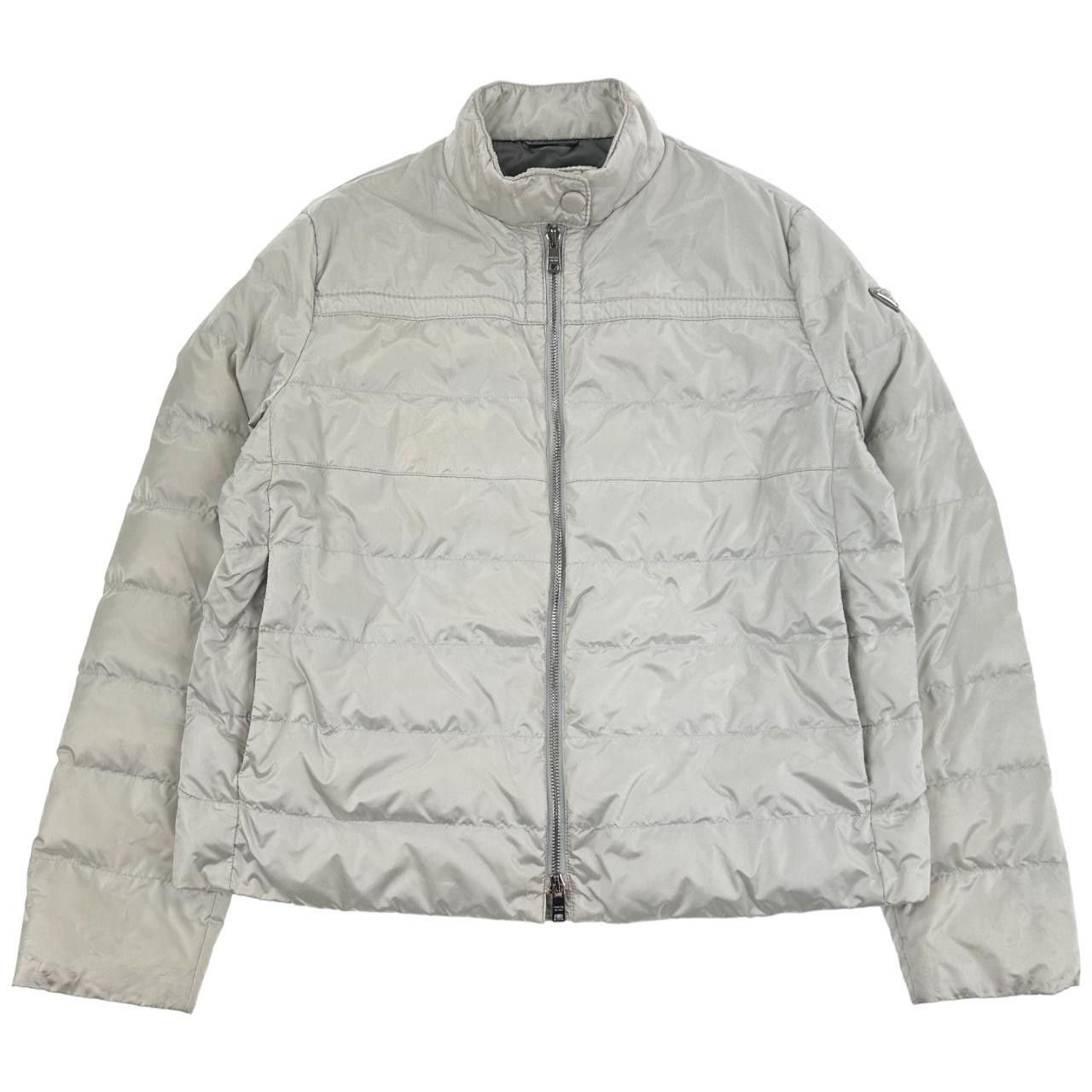 image of Prada Puffer Jacket Woman's Size L in Grey, Women's