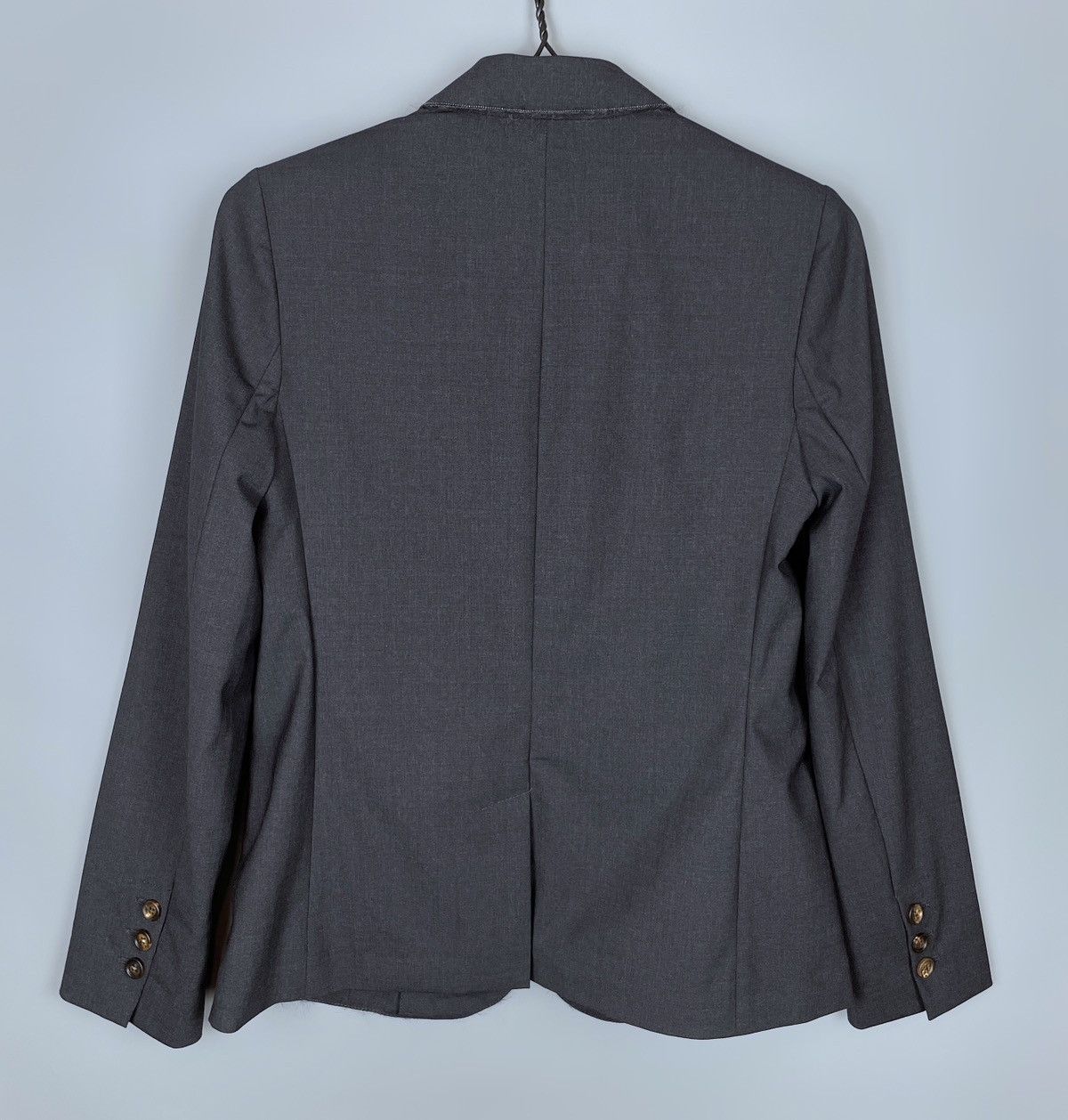 Brunello Cucinelli Brunello Cucinelli Wool Applique Pocket Blazer Jacket 40 Size S / US 4 / IT 40 - 3 Thumbnail