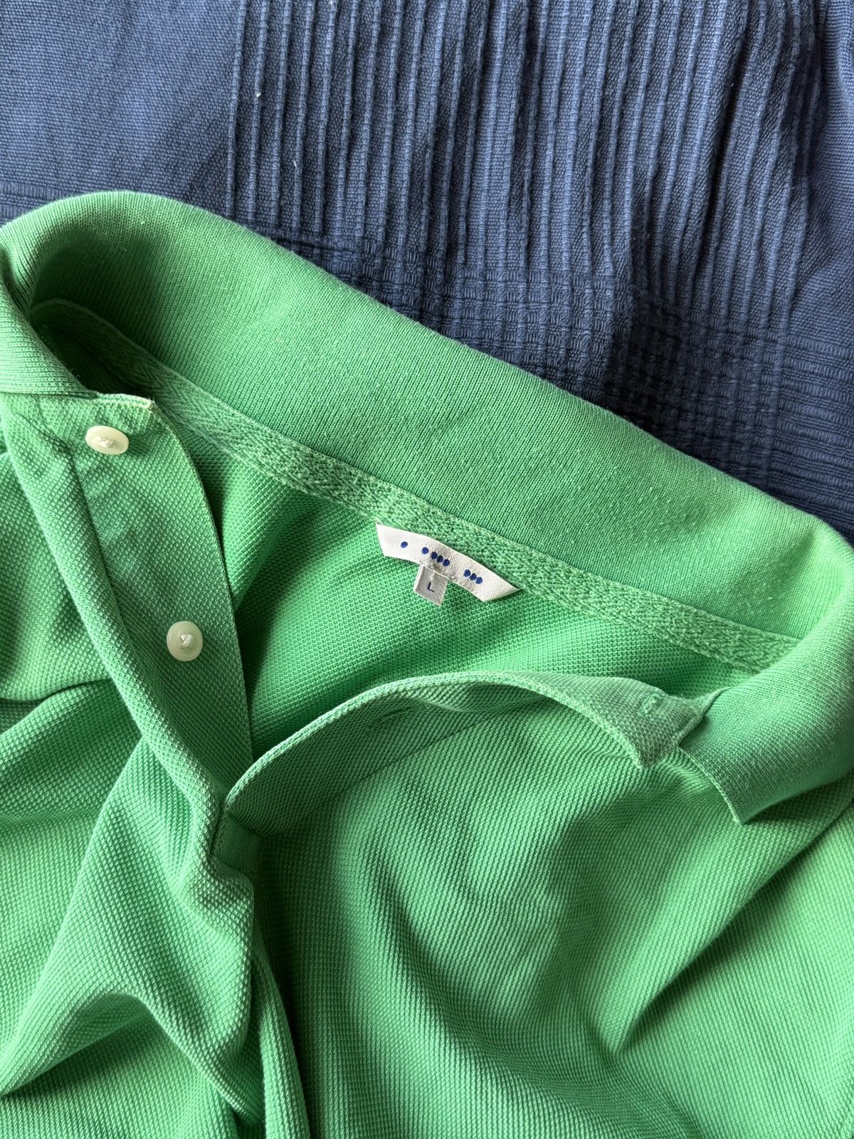 Christophe Lemaire × Japanese Brand × Uniqlo Uniqlo polo tee made in Japan Christophe Lemair Size US M / EU 48-50 / 2 - 2 Thumbnail