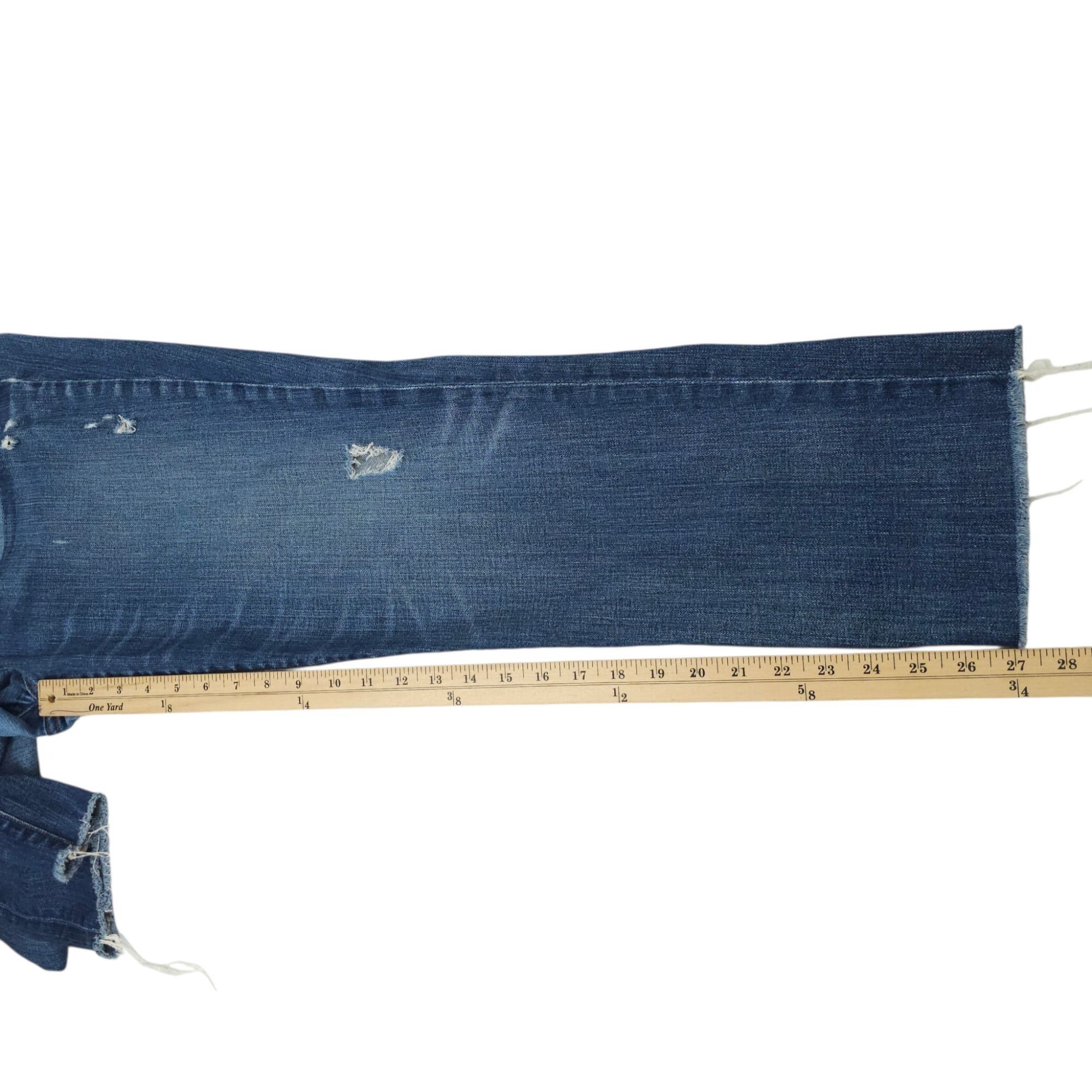 J.Crew J.Crew Slim Broken Boyfriend Jeans Womens 31 Mid Rise Size 35" - 5 Thumbnail
