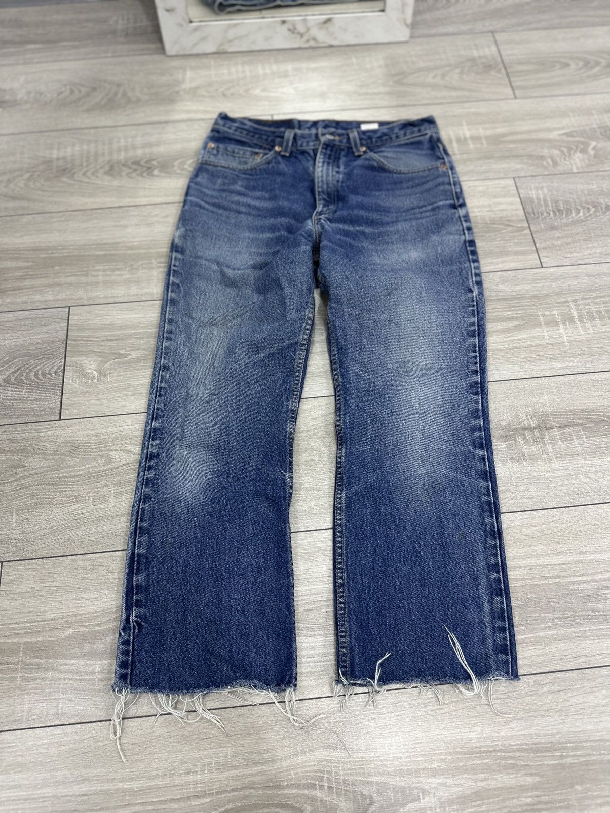Levi's Levis 517 Made in USA Denim Flared Jeans Size US 30 / EU 46 - 2 Thumbnail