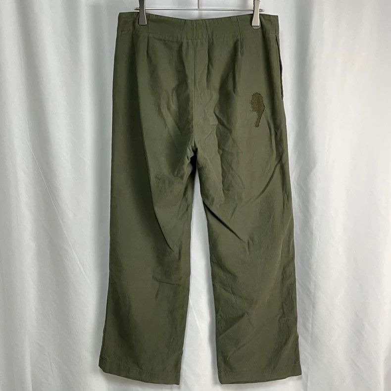Number (N)ine Number (N)ine Size 2 02ss dark green destroys ink pants 250 Size US 32 / EU 48 - 2 Thumbnail
