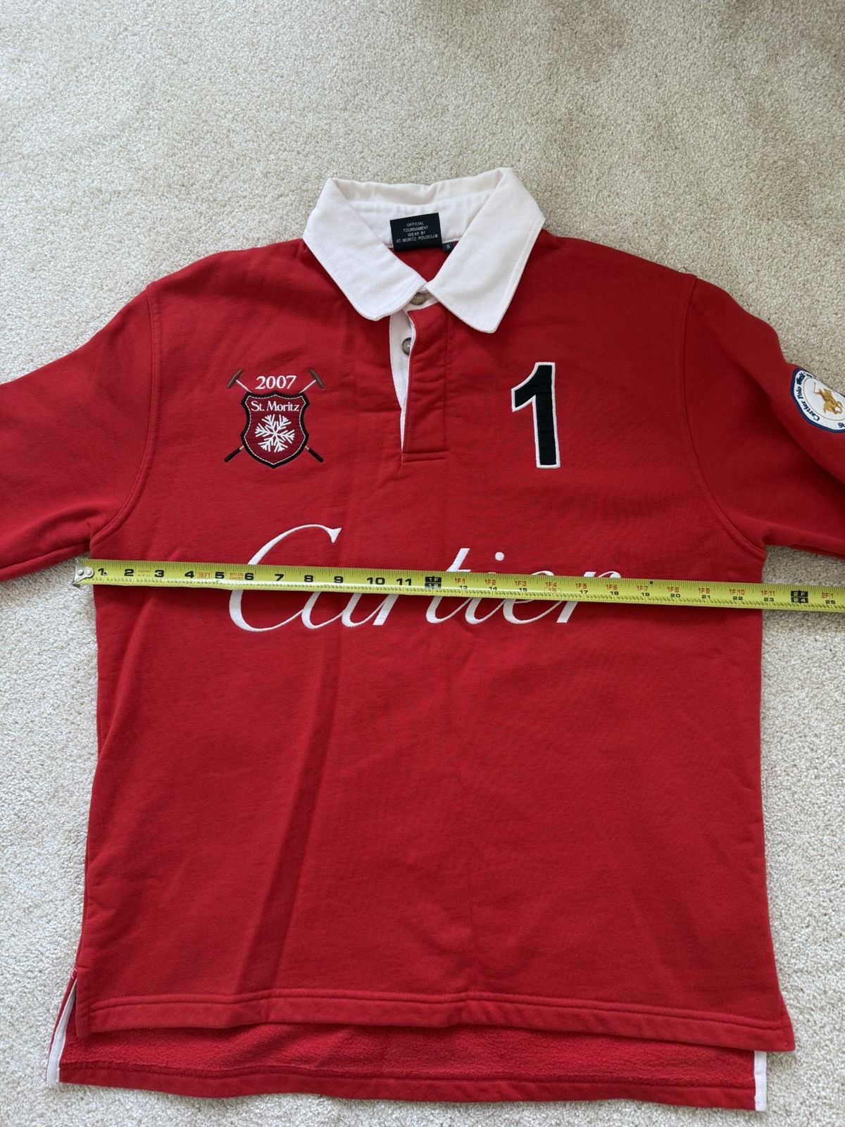 Cartier *Rare* Cartier X St. Moritz Rugby Shirt Size US S / EU 44-46 / 1 - 10 Thumbnail