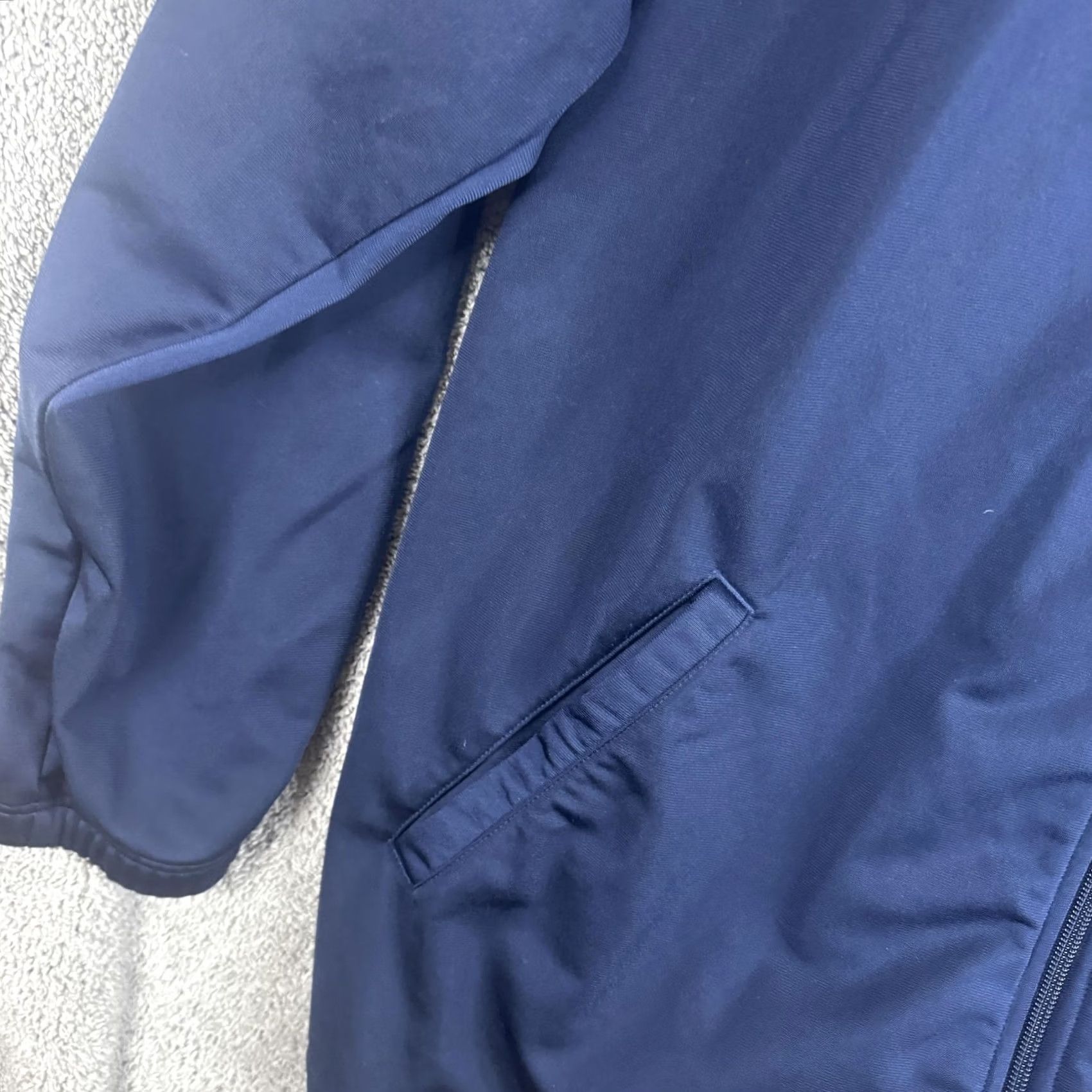 Adidas Adidas Track Jacket Mens XL Blue Full Zip 3 Stripe Collar Athletic Training Size US XL / EU 56 / 4 - 2 Thumbnail