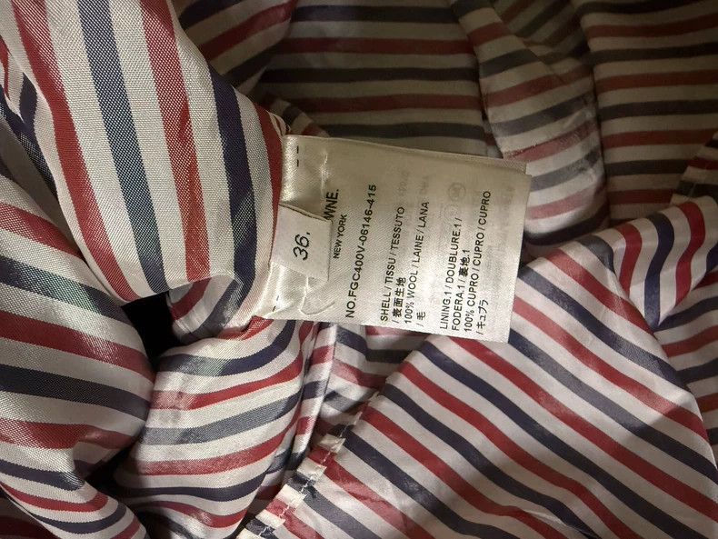 Thom Browne Thom Browne Wool patchwork striped pleated skirt Size 24" / US 00 / IT 34 - 4 Thumbnail