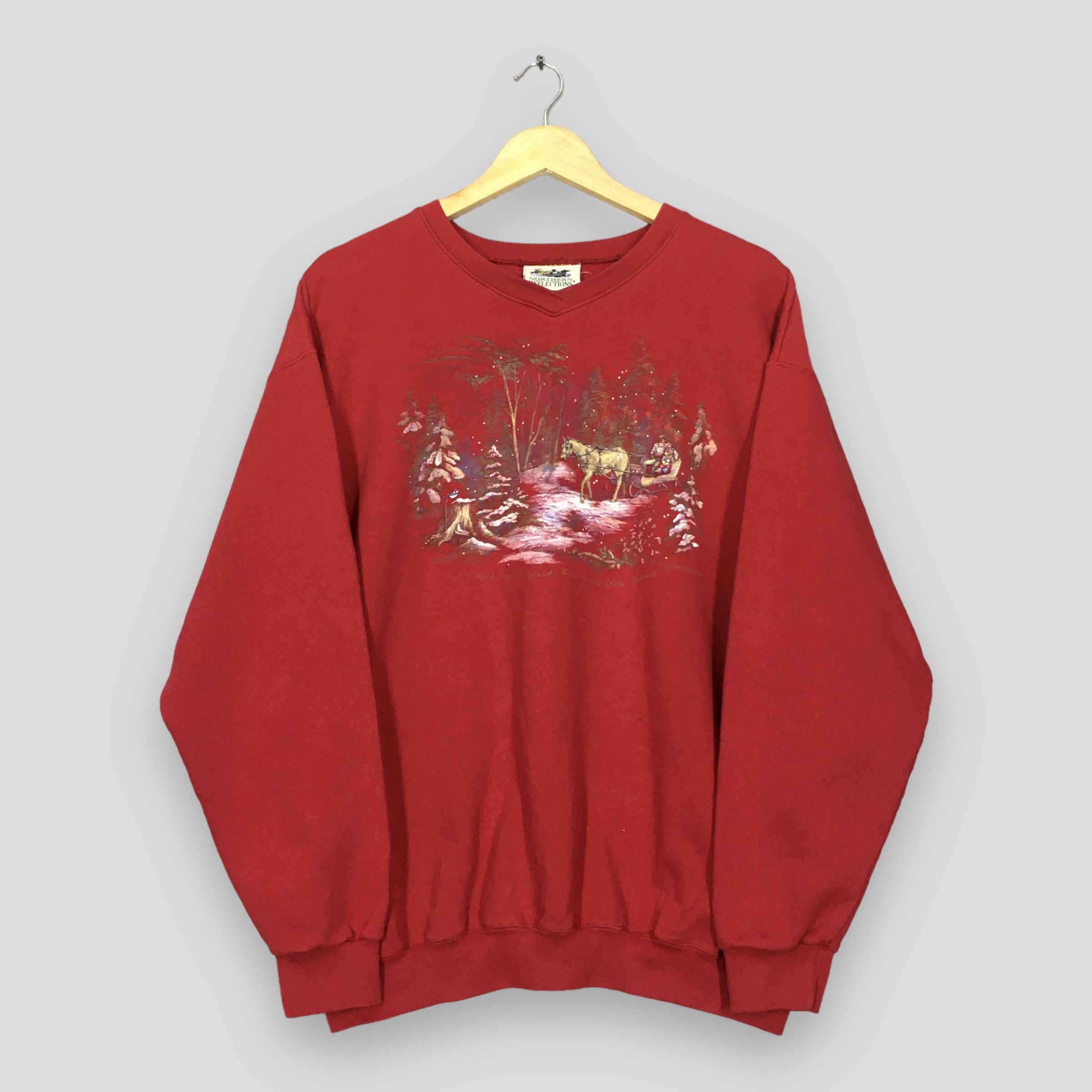 Northern Reflections Vintage Northern Reflections Canada Winter Sweatshirt XLarge Size US XL / EU 56 / 4 - 1 Thumbnail