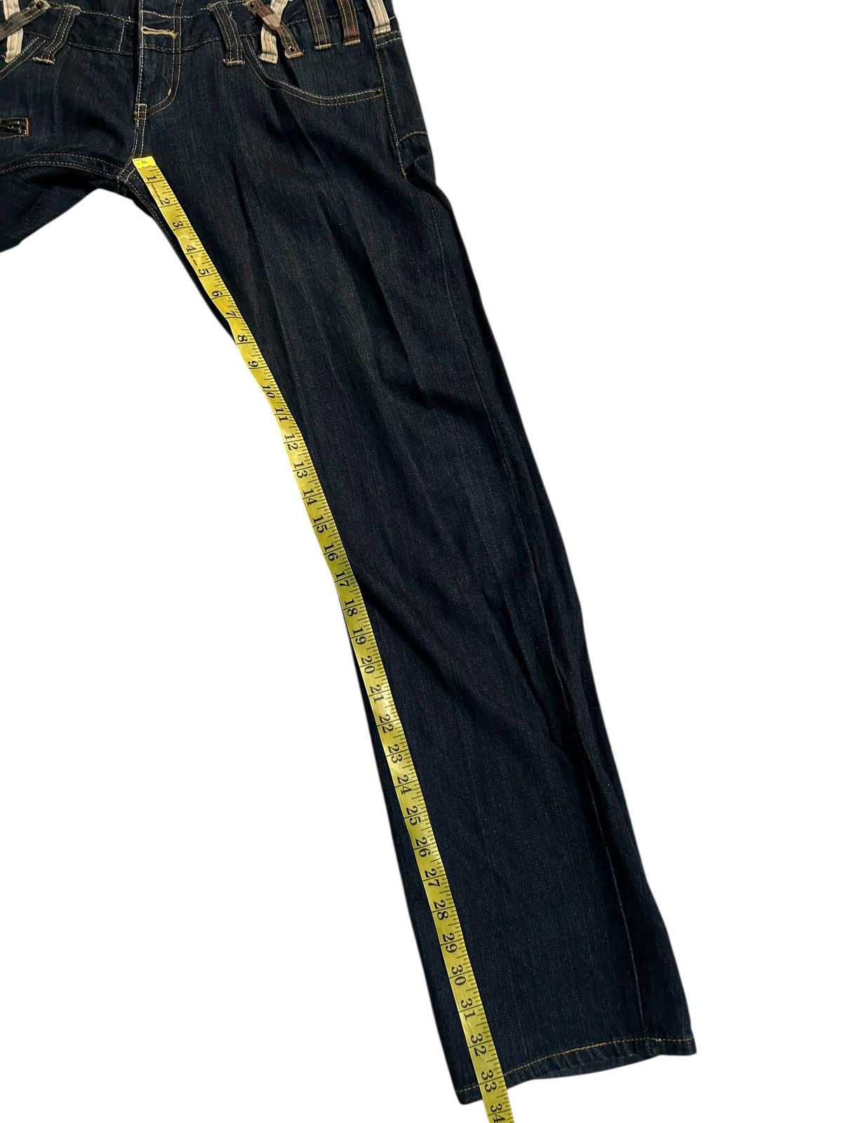 Japanese Brand × Kapital × Vintage Double Waist Dominate Japanese Punk Style Denim Jeans Size US 32 / EU 48 - 17 Thumbnail