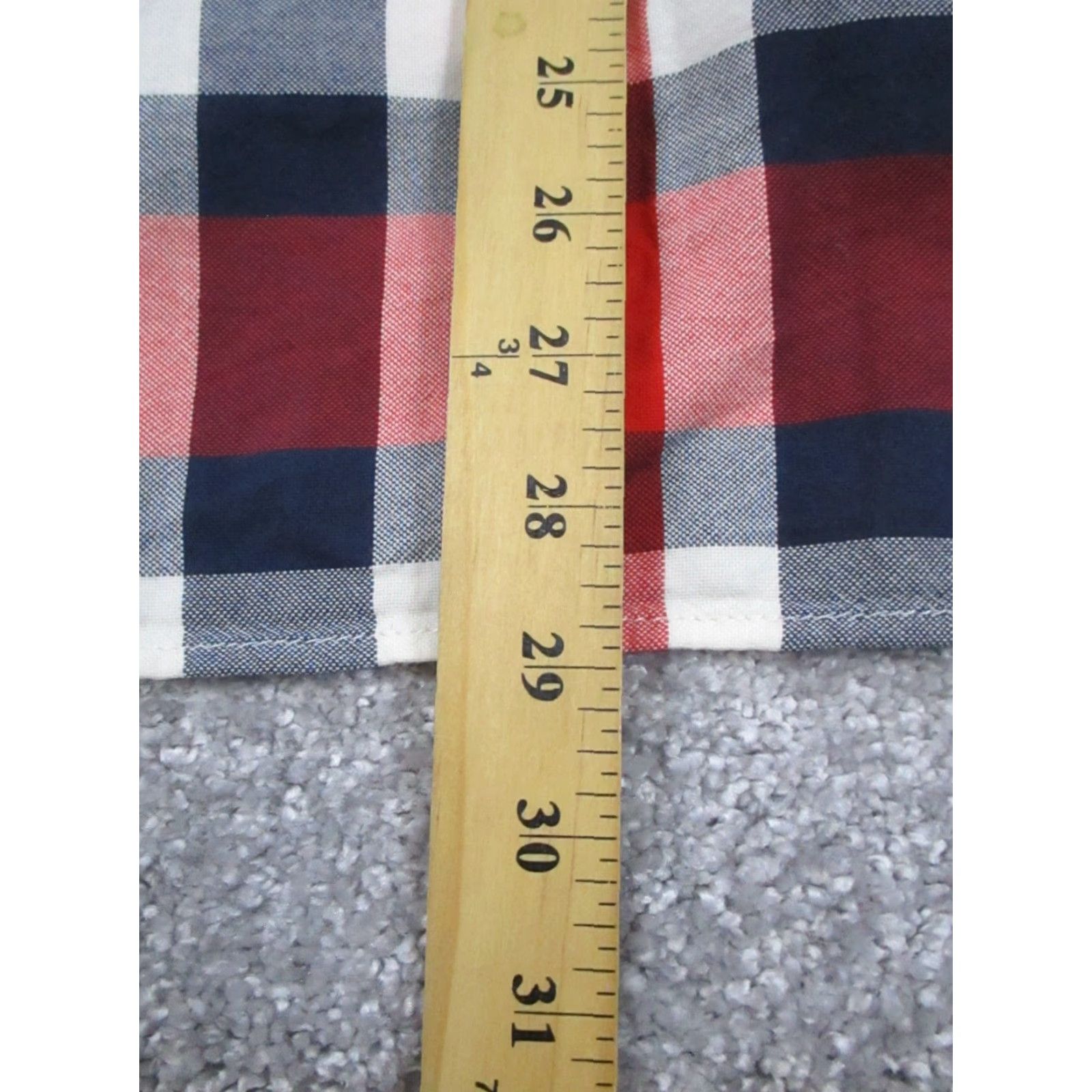 The North Face The North Face Shirt Mens Large Red Blue White Cotton Button Up Size US L / EU 52-54 / 3 - 8 Thumbnail