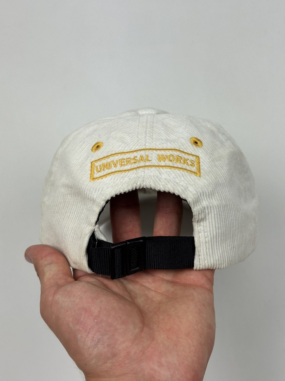 Universal Works Universal Works Corduroy Old White Basic Cap Size ONE SIZE - 9 Thumbnail
