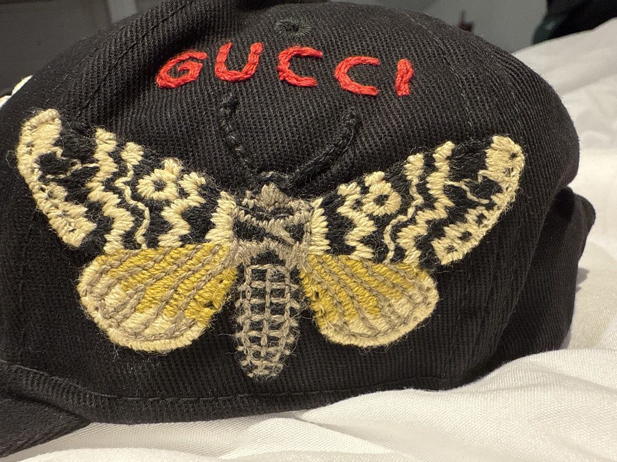 Gucci Gucci Hat w Embroider bumble bee Size ONE SIZE - 4 Thumbnail