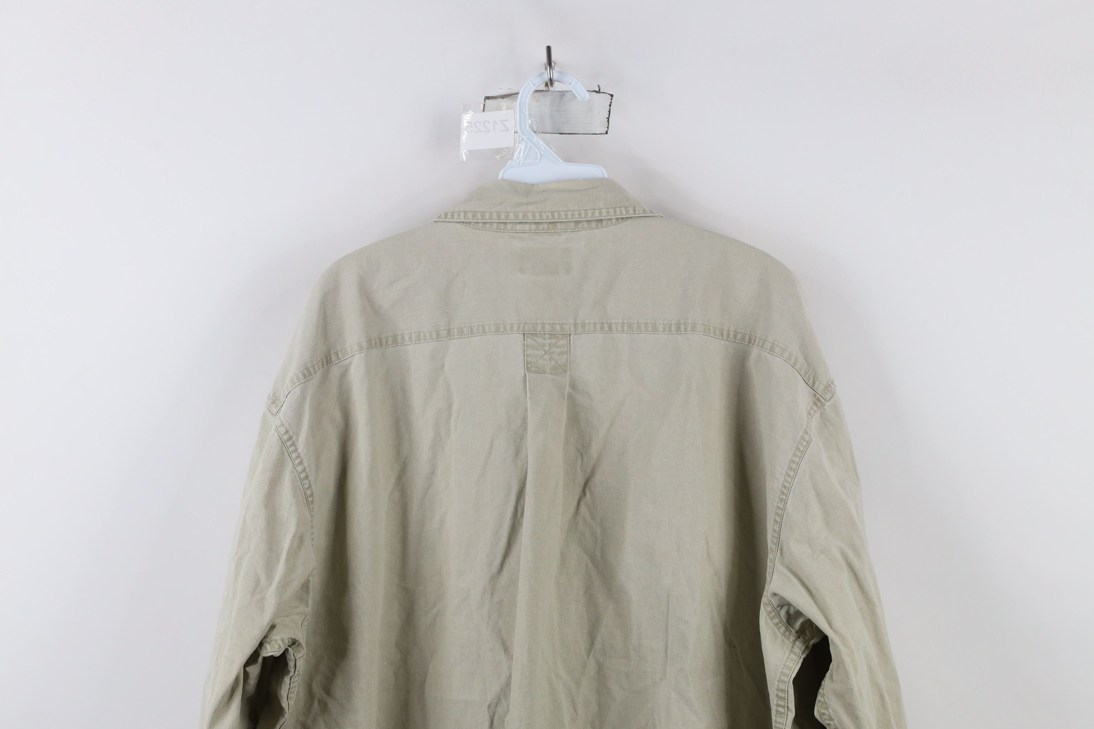 L.L. Bean × Vintage Vintage LL Bean Safari Bush Collared Button Shirt Beige Size US XL / EU 56 / 4 - 12 Thumbnail