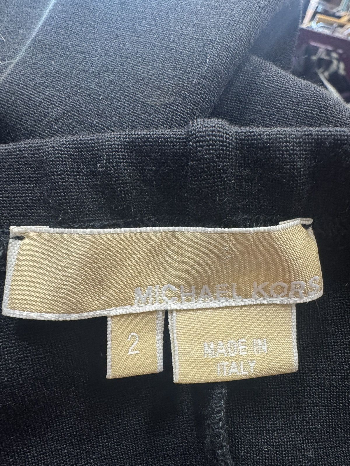 Michael Kors Michael Kors Wool Strapless Mini Dress Black Size 2 Size XS / US 0-2 / IT 36-38 - 7 Thumbnail