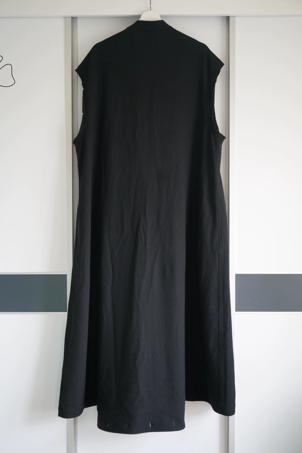 Yohji Yamamoto Yohji Yamamoto 18AW Mens Sleeveless Wool Robe Coat Size US S / EU 44-46 / 1 - 3 Thumbnail